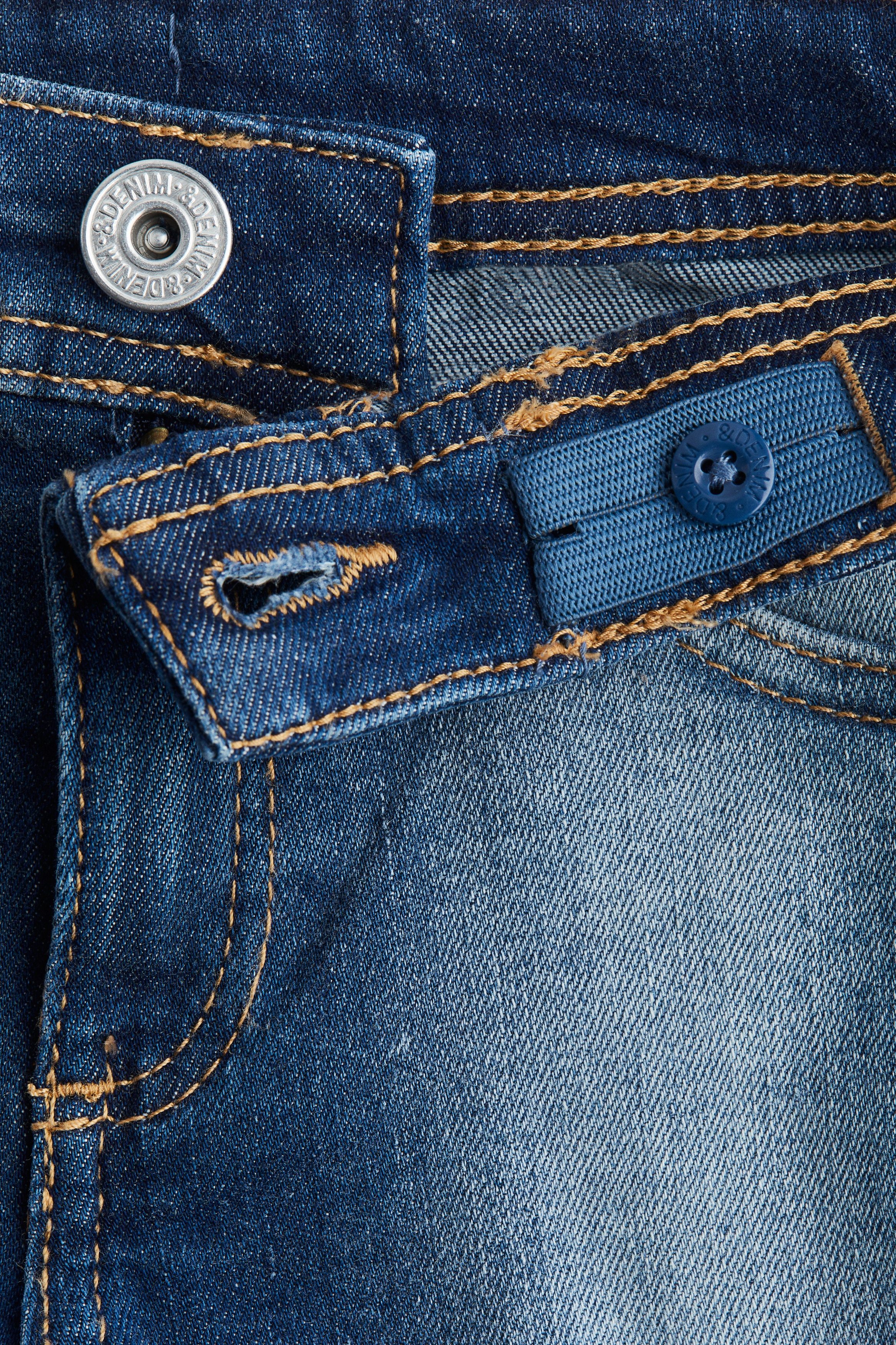 Flared Leg Low Jeans
