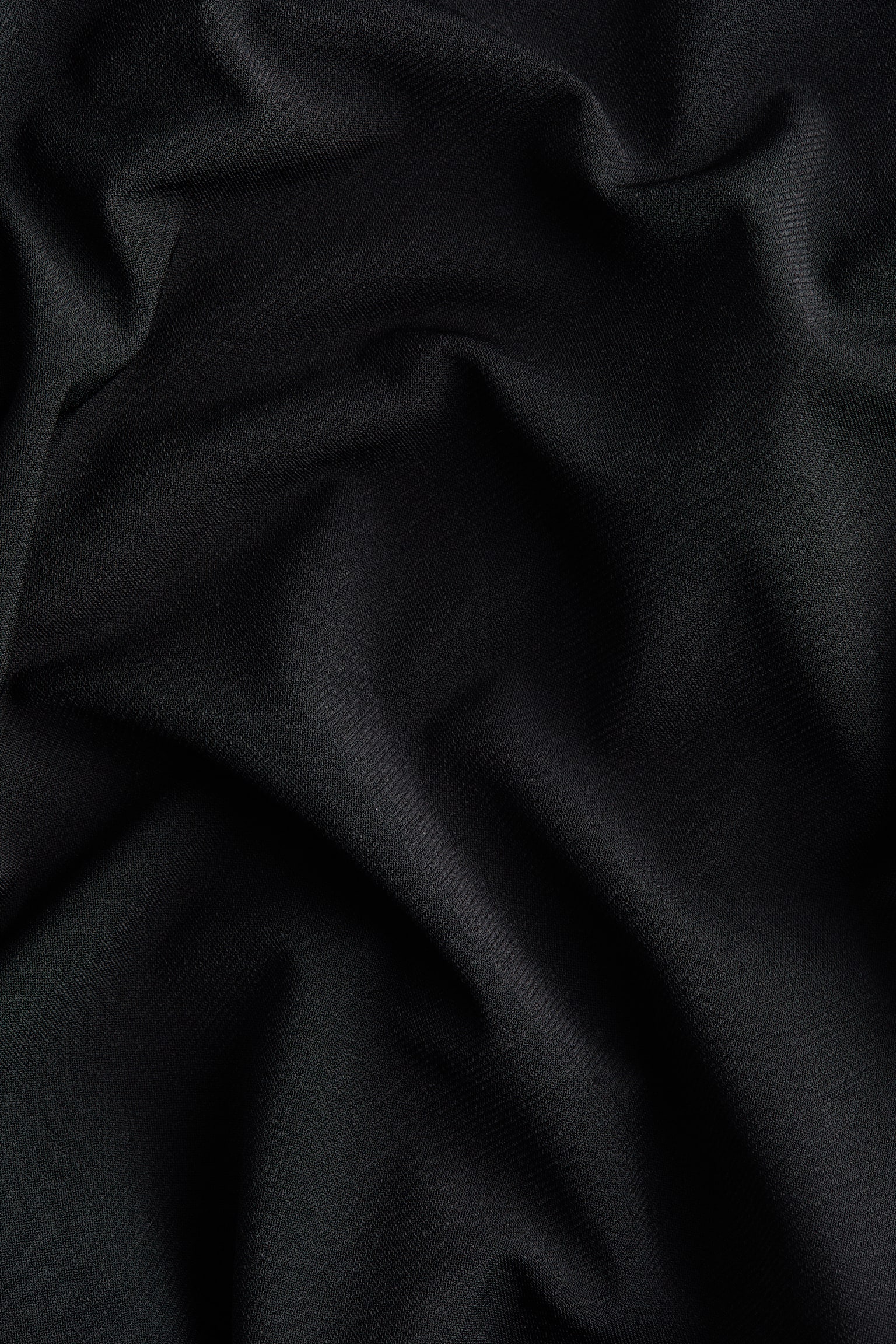 Top med turtleneck og et enkelt ærme - Sort/Beige - 2