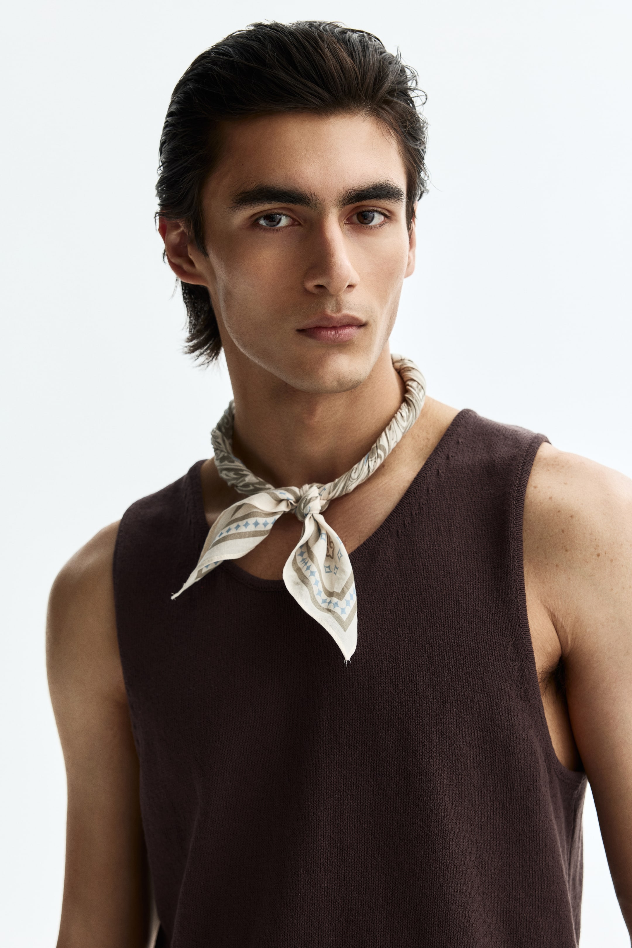 Мужские топы H&M Regular-Fit Knit Tank Top — фото 4