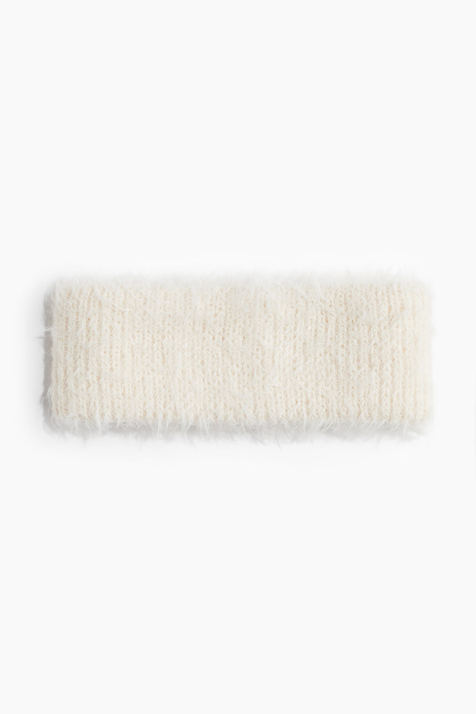 Fluffy headband - Cream - 1