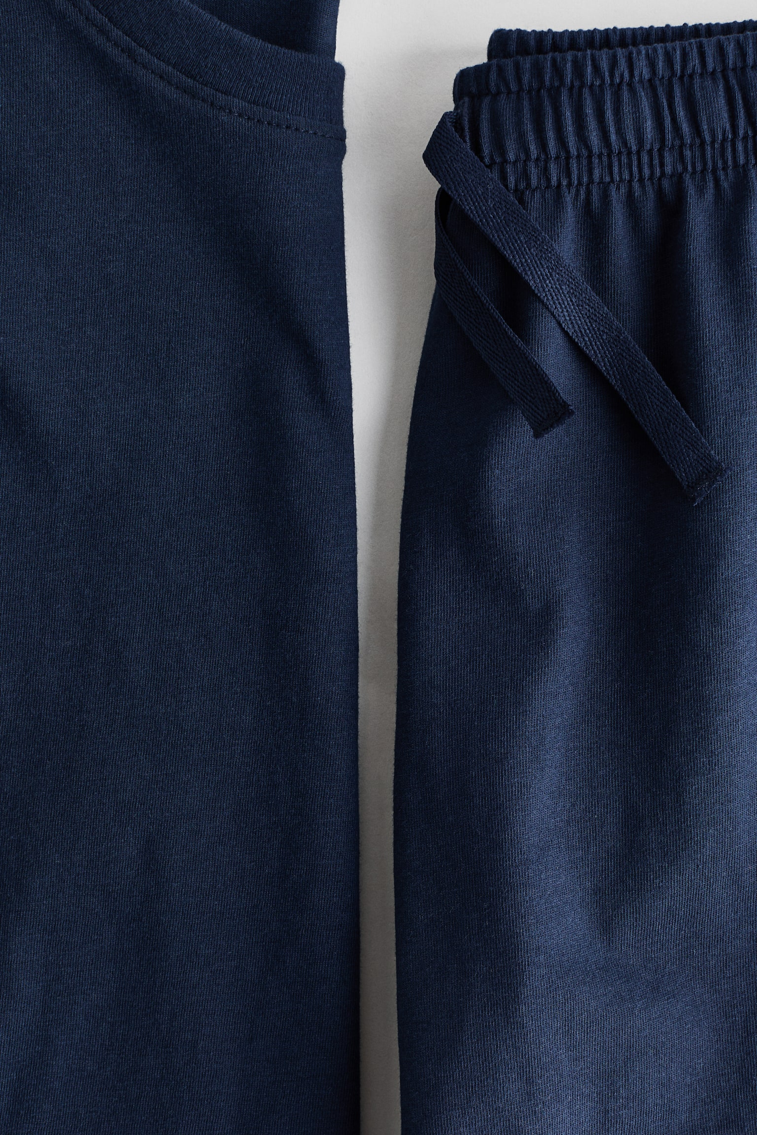 2-Piece T-Shirt and Shorts Set - Navy blue/Light blue - 2