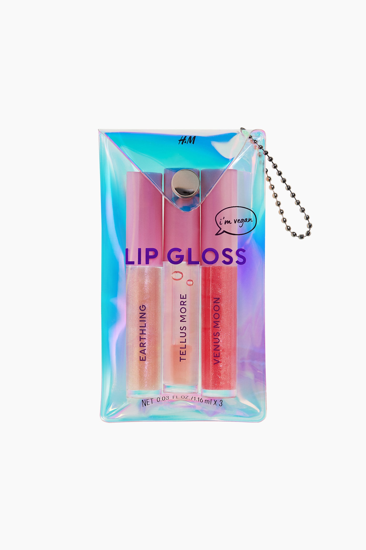 3-pack mini lip glosses - Earthling/Rocket ship/Purple/Light pink/Orange - 1