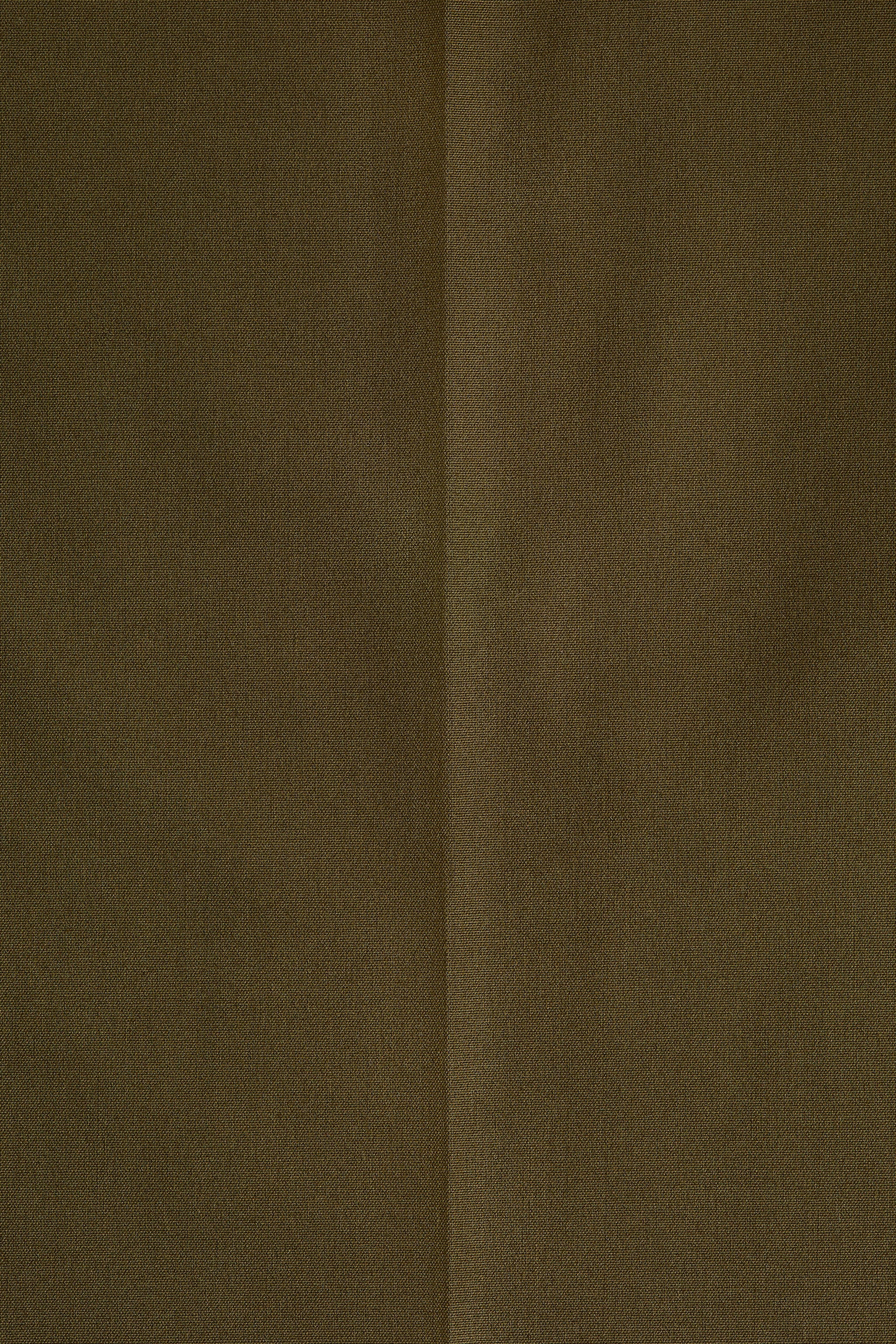 Szerokie spodnie - Ciemna zieleń khaki/Ciemnobrązowy/Czarny - 6