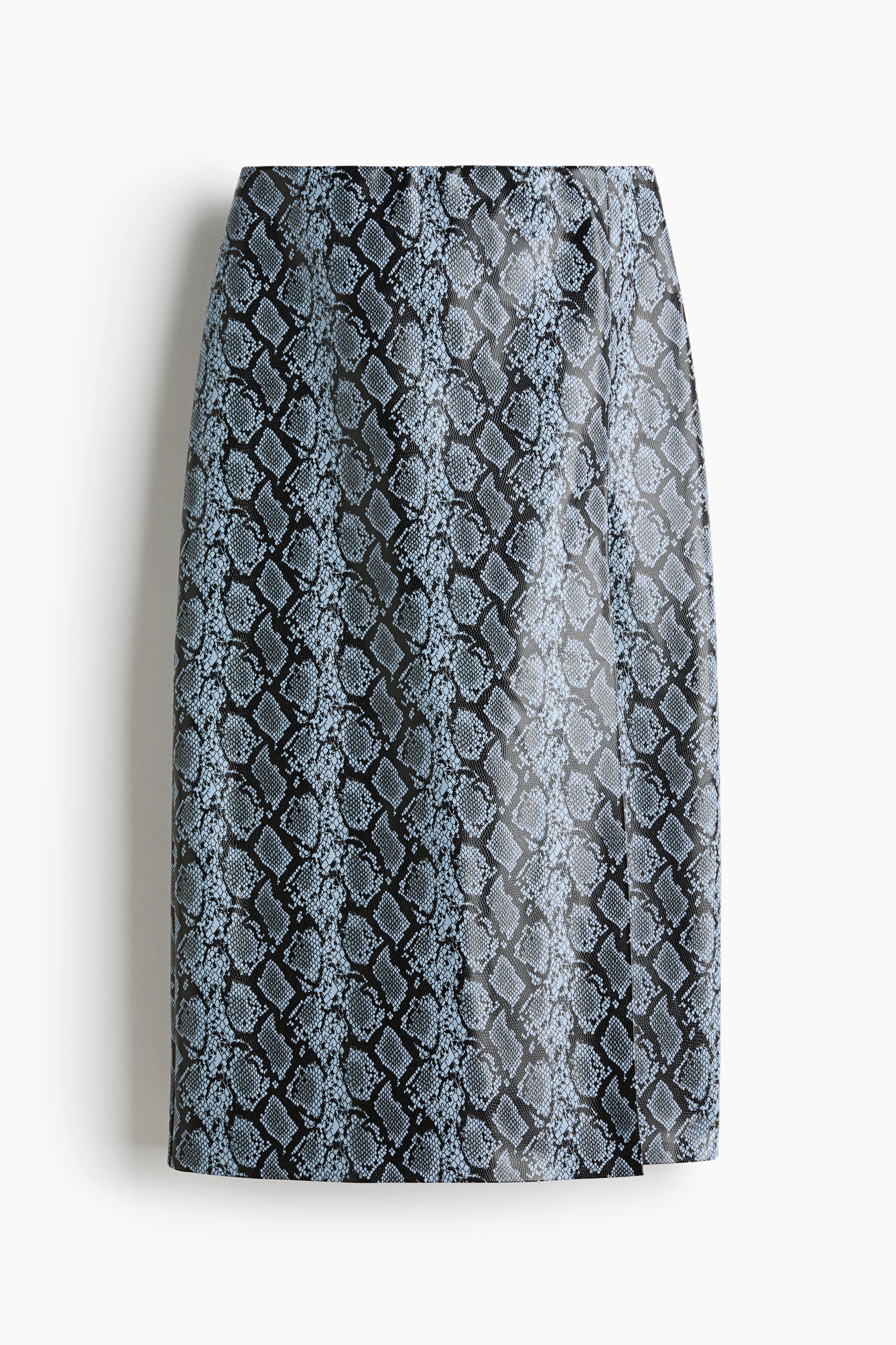 Coated Pencil Skirt