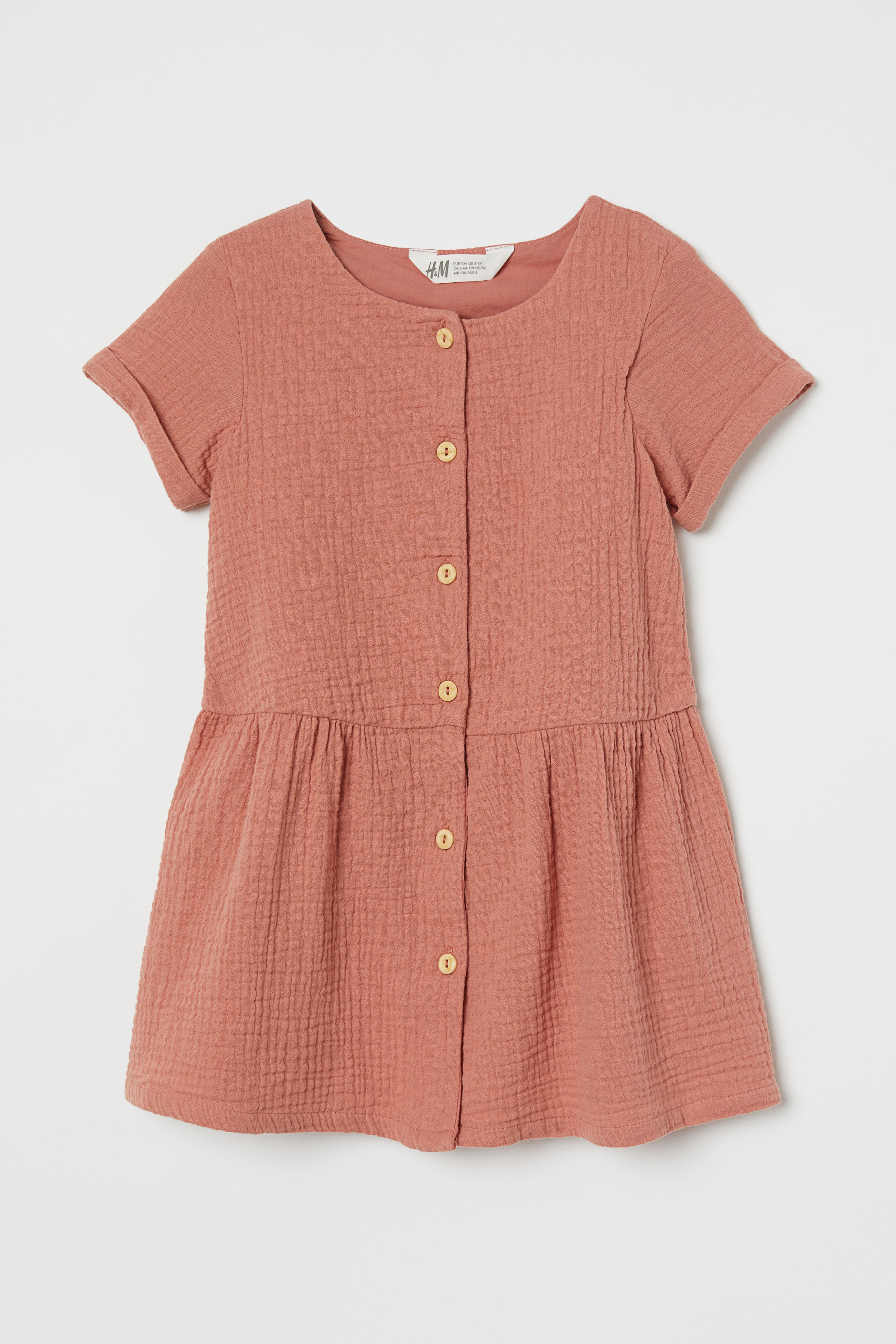 H&m dusty rose dress hotsell