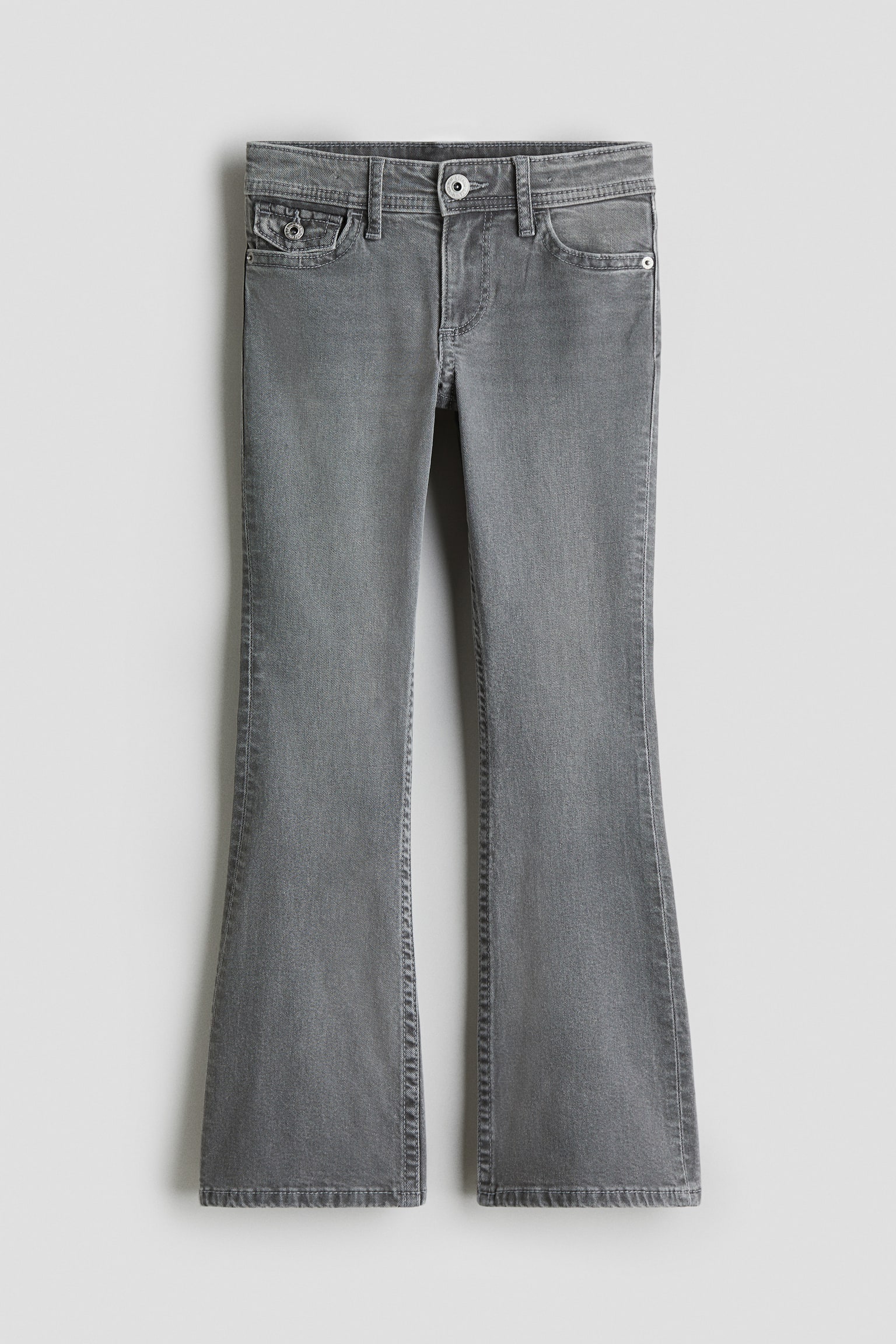 Детские джинсы H&M Flared Leg Low, цвет: Джинсовый серый