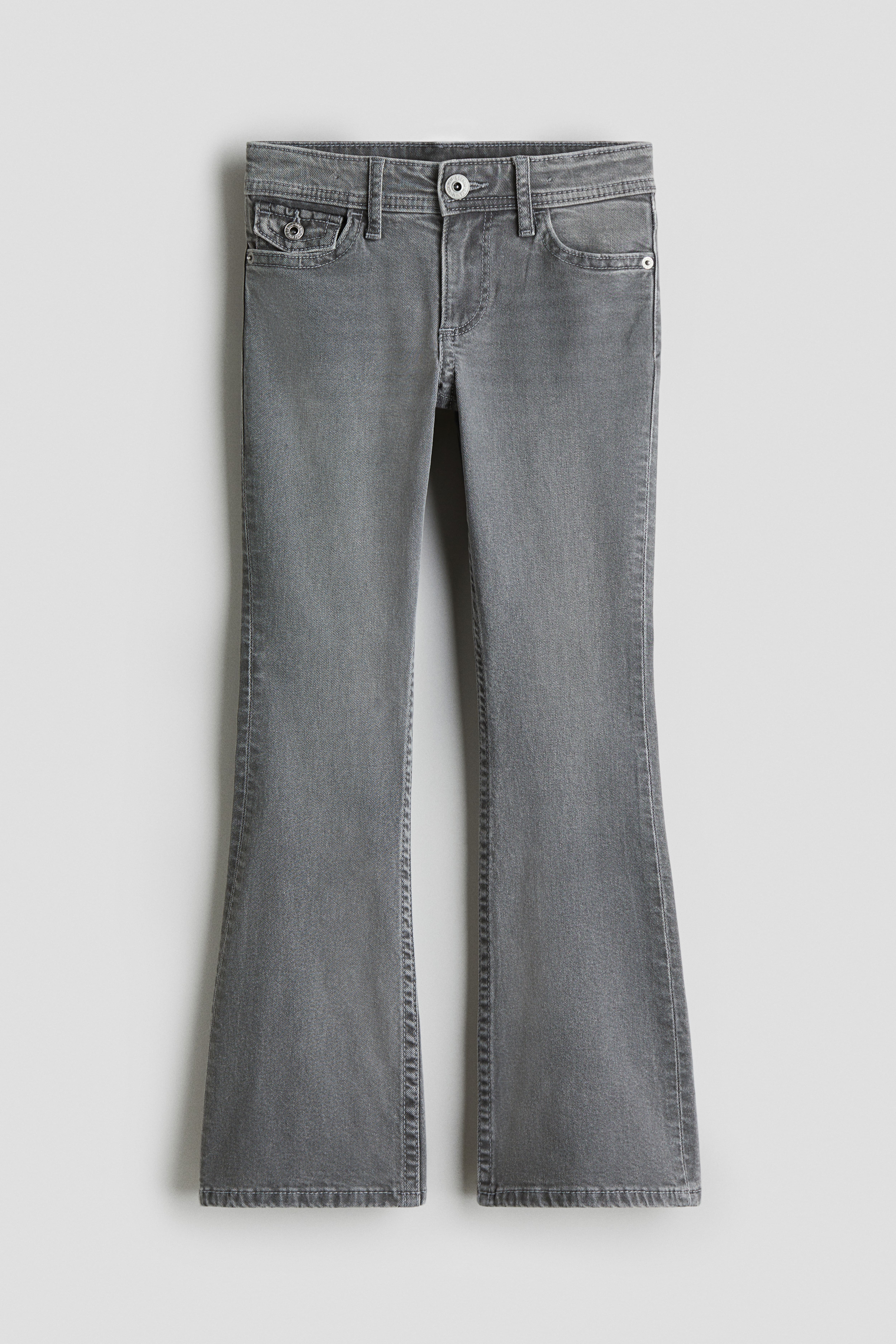 Flared Leg Low Jeans