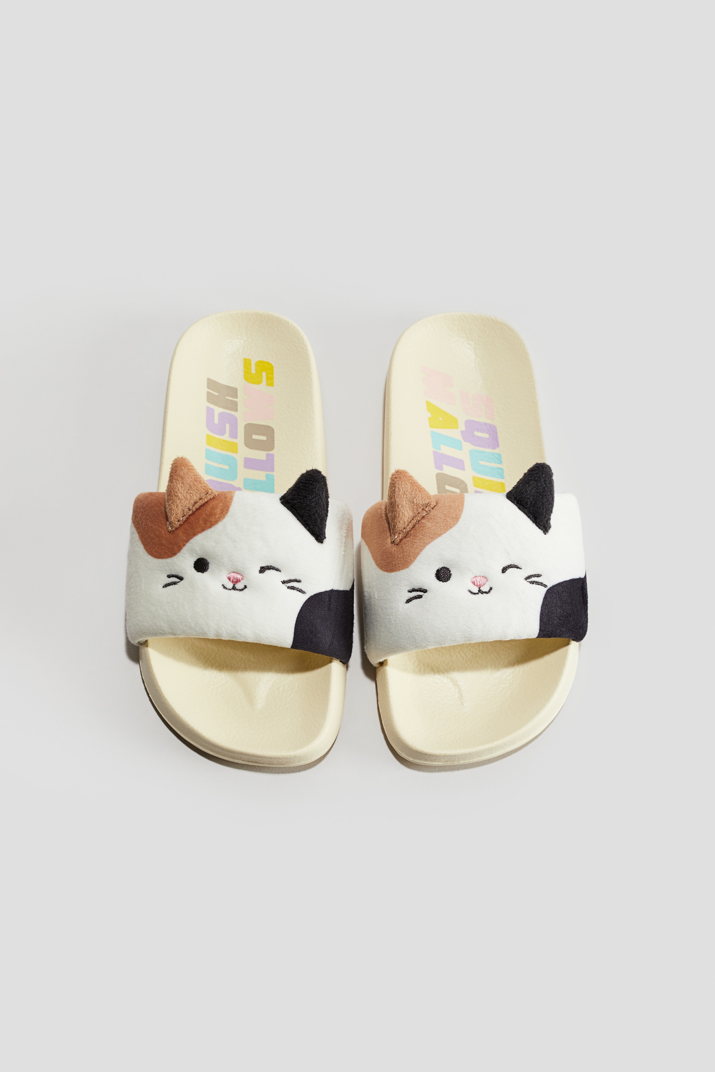 Pool Shoes - Light yellow/Squishmallows