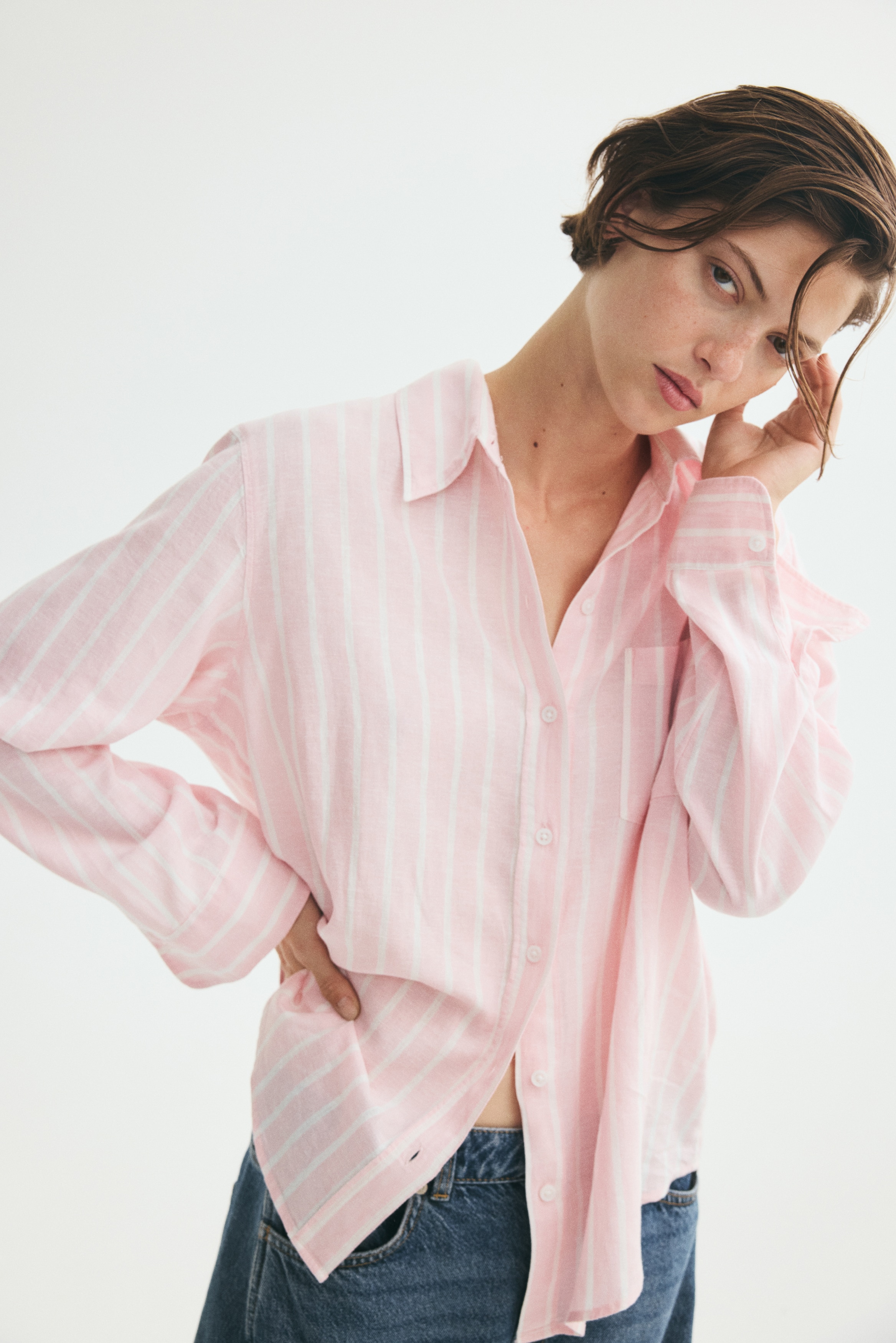 Linen-blend Shirt thumbnail 2