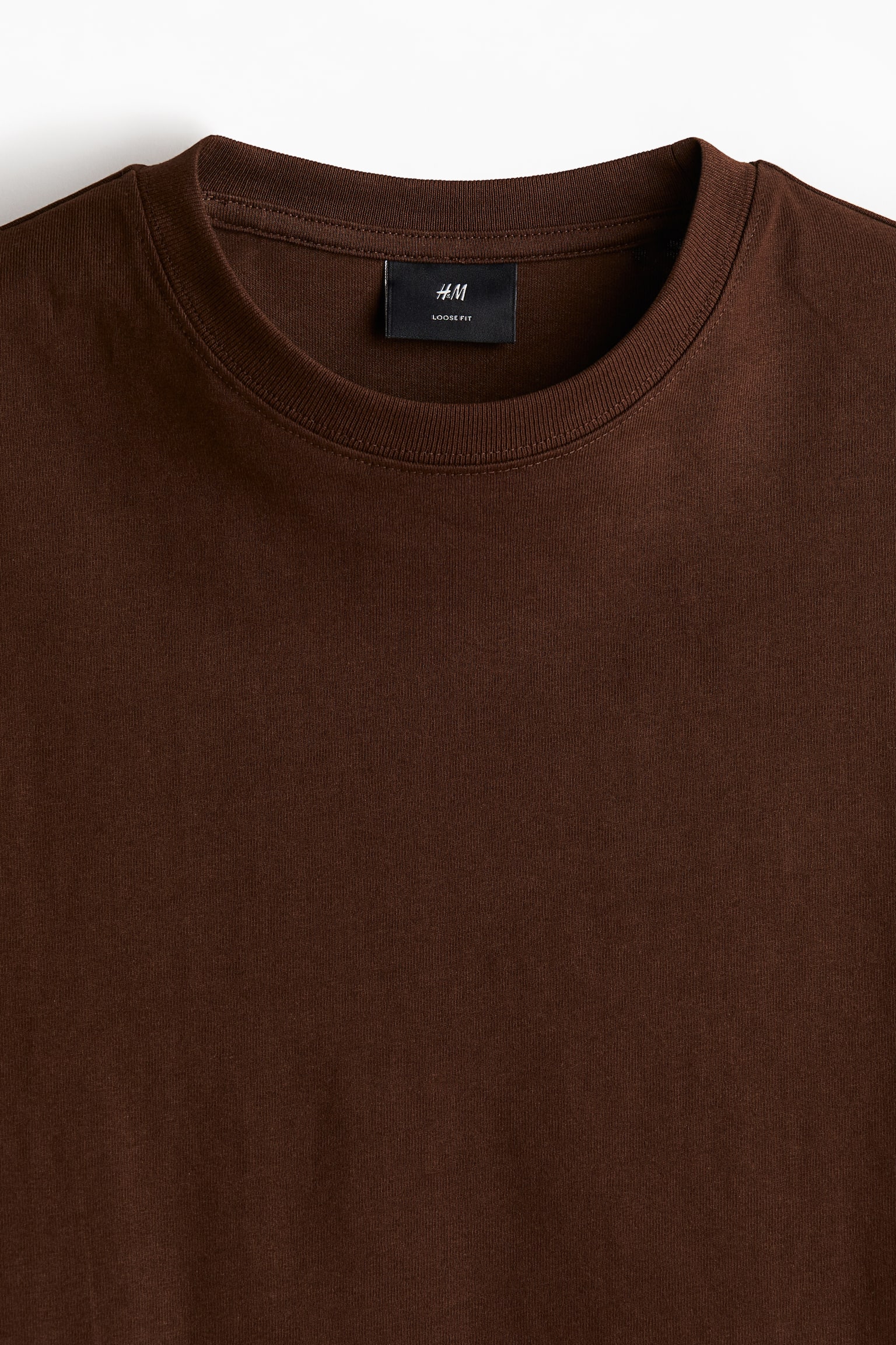 Loose Fit T-shirt - Brown/White/Black/Dark green/Light beige/Green/Navy blue/Dark grey/Beige/Red - 5