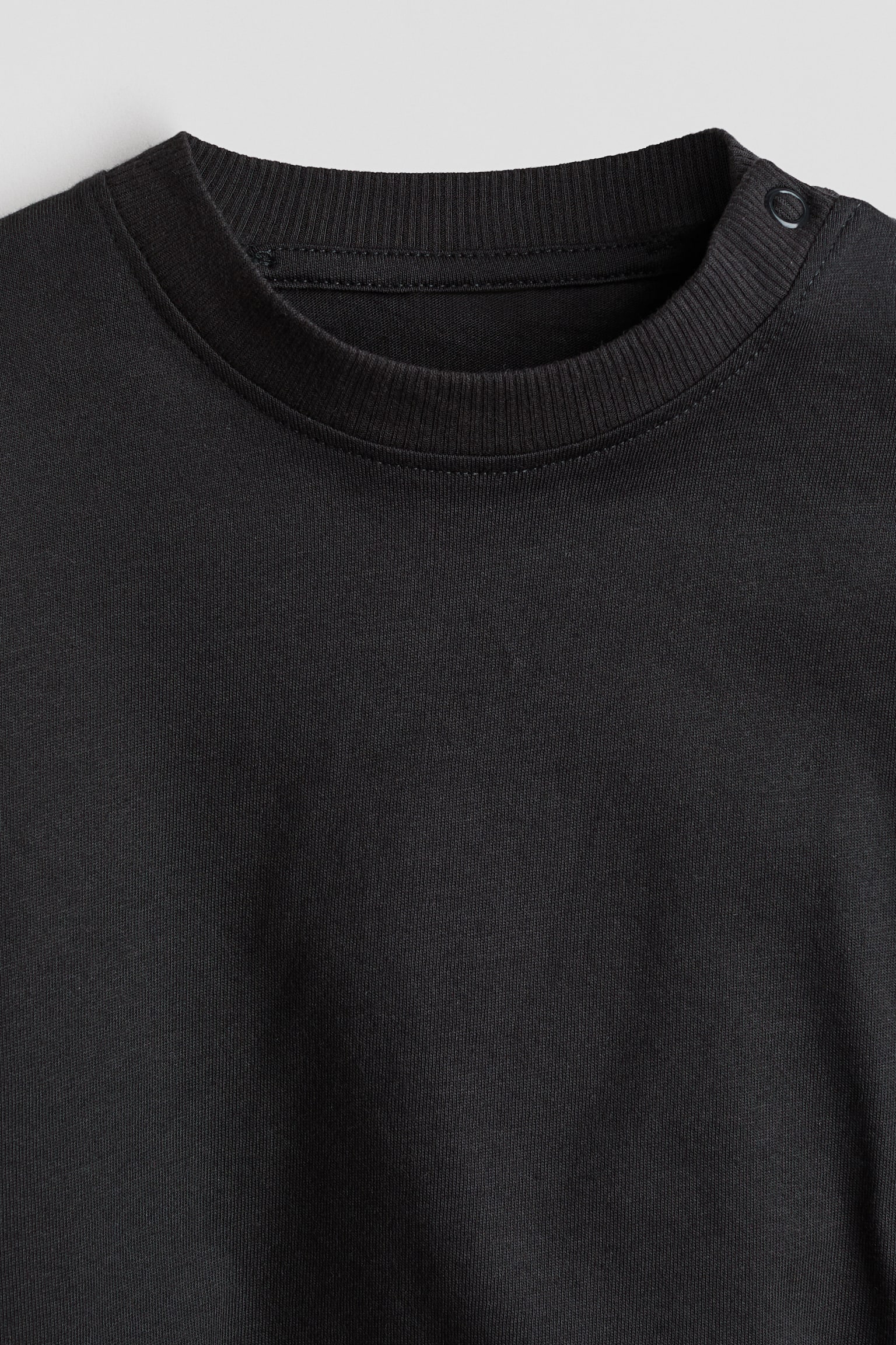 Детские футболки H&M 5-Pack Long-Sleeved T-Shirts, цвет: Тёмный зелёный — фото 3
