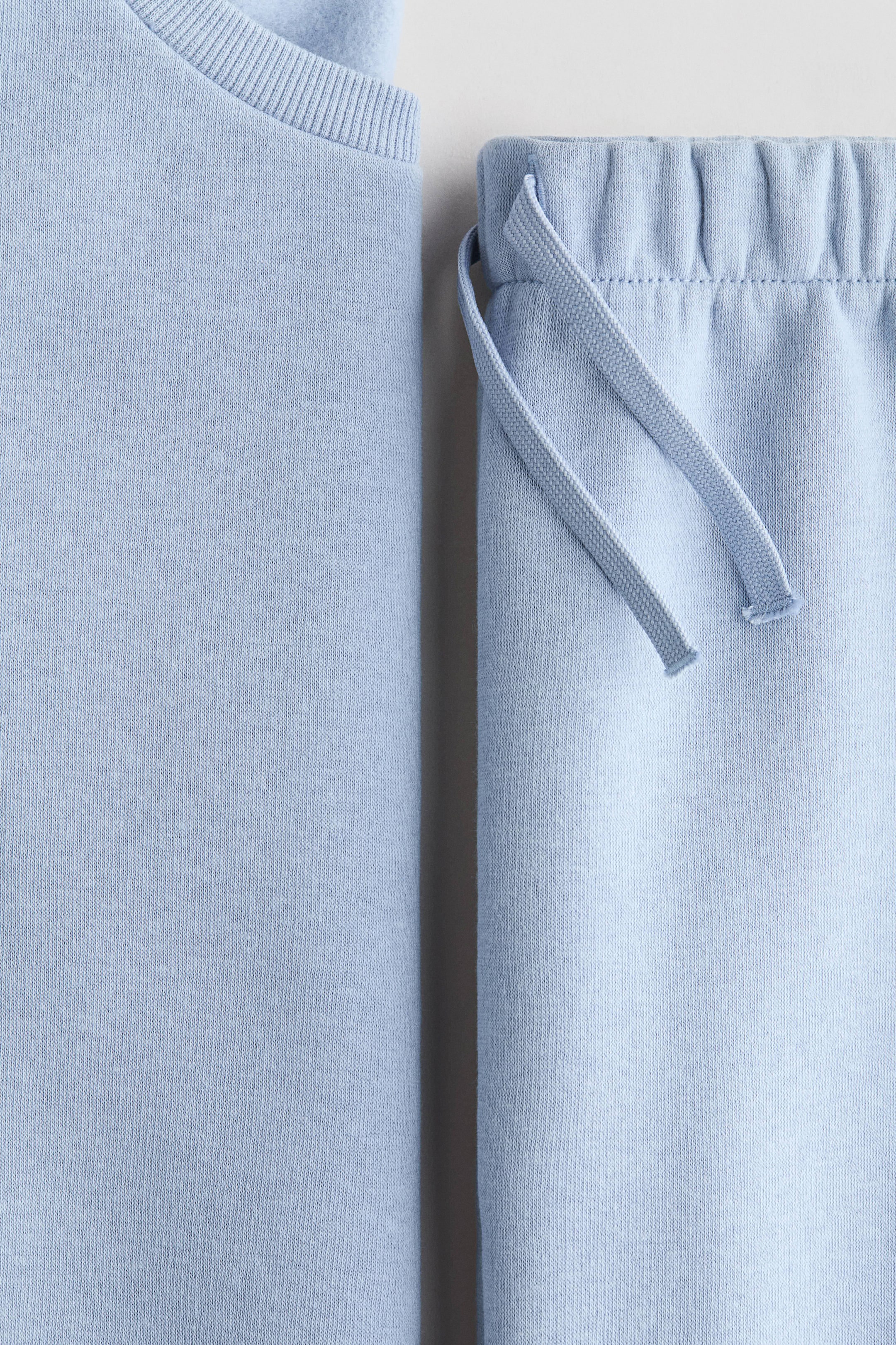 拡大画像を表示: スウェット2アイテムセット - ライトダスティブルー - Kids | H&M JP 2