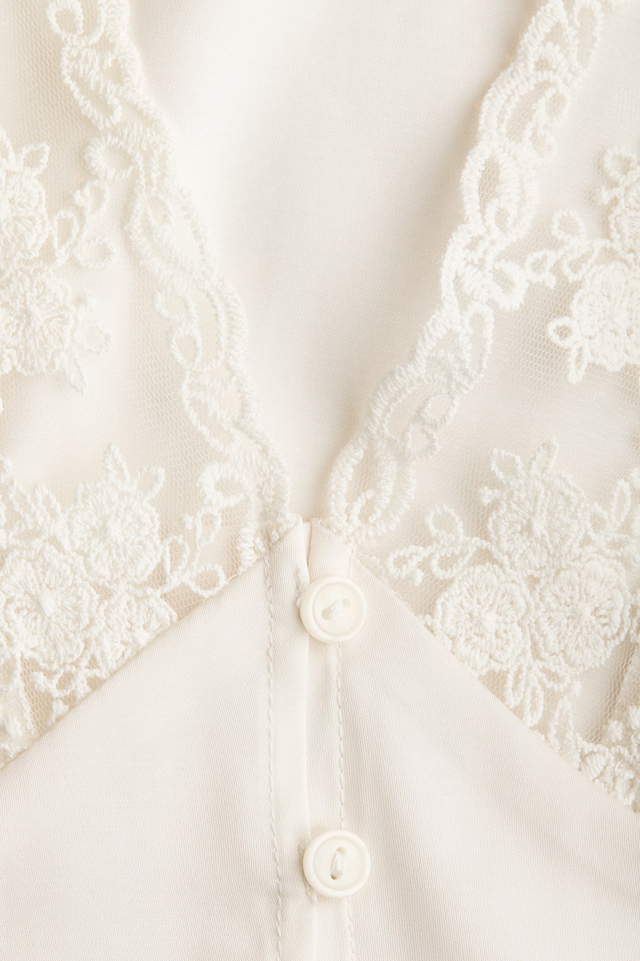 Lace-Trimmed Crop Top - image 2