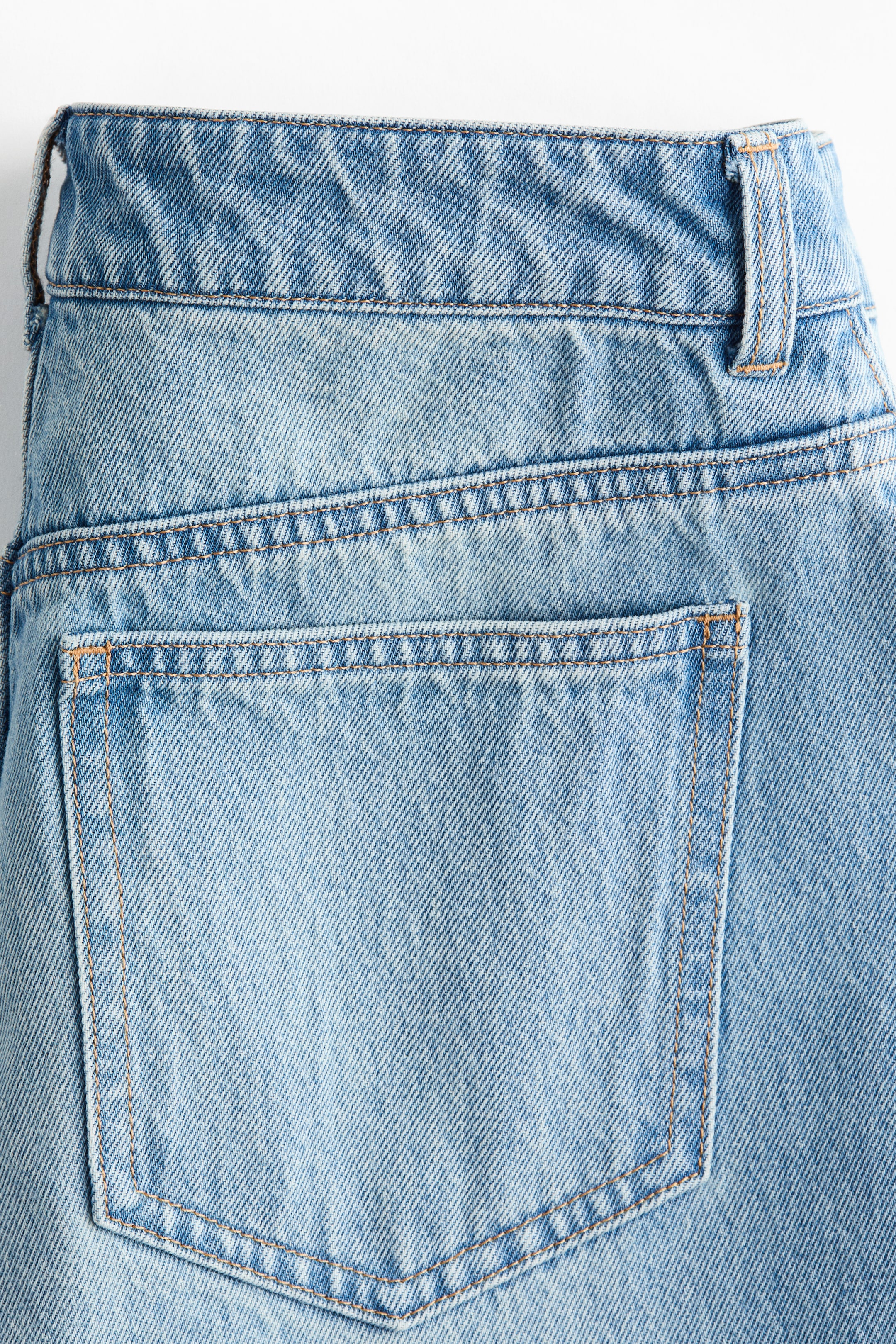 High-Waist Barrel-Leg Ankle Jeans