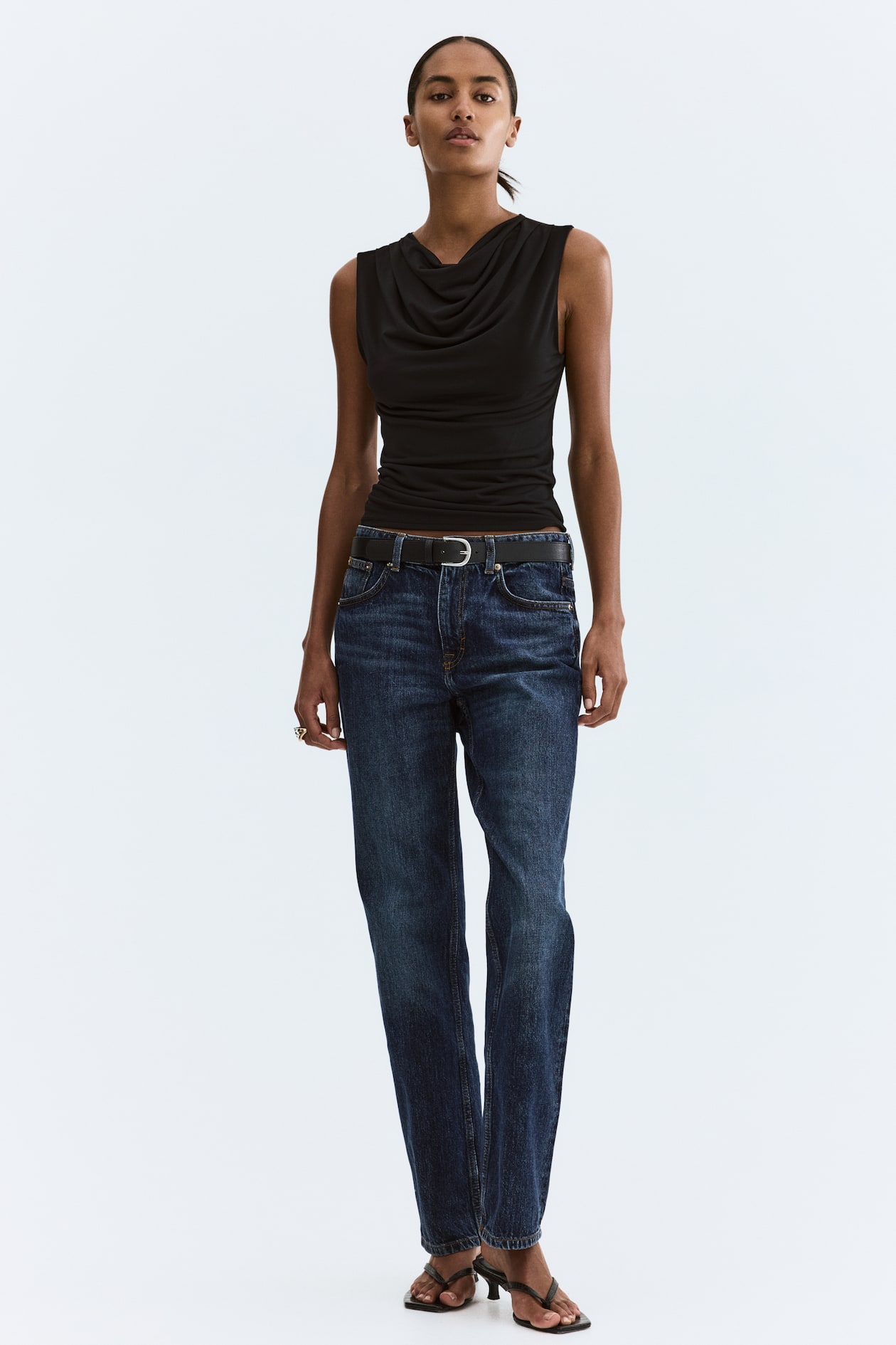 Cowl-Neck Top - image 4