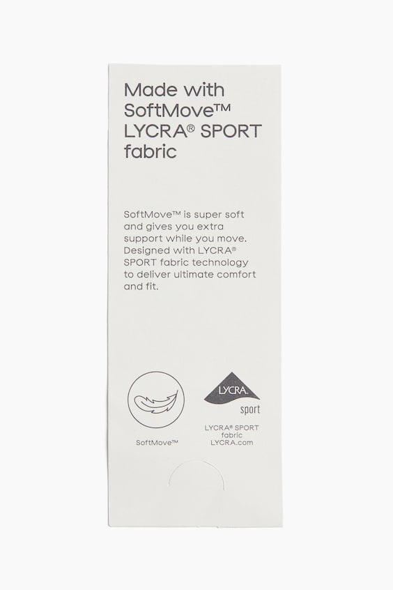 Легкий поддерживающий бюстгальтер из лайкры SoftMove™ Sport