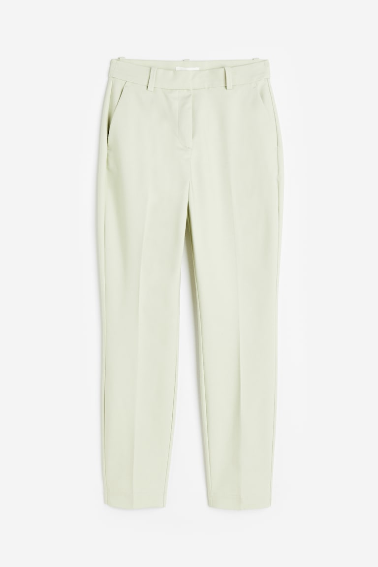 Women's White Cigarette trousers