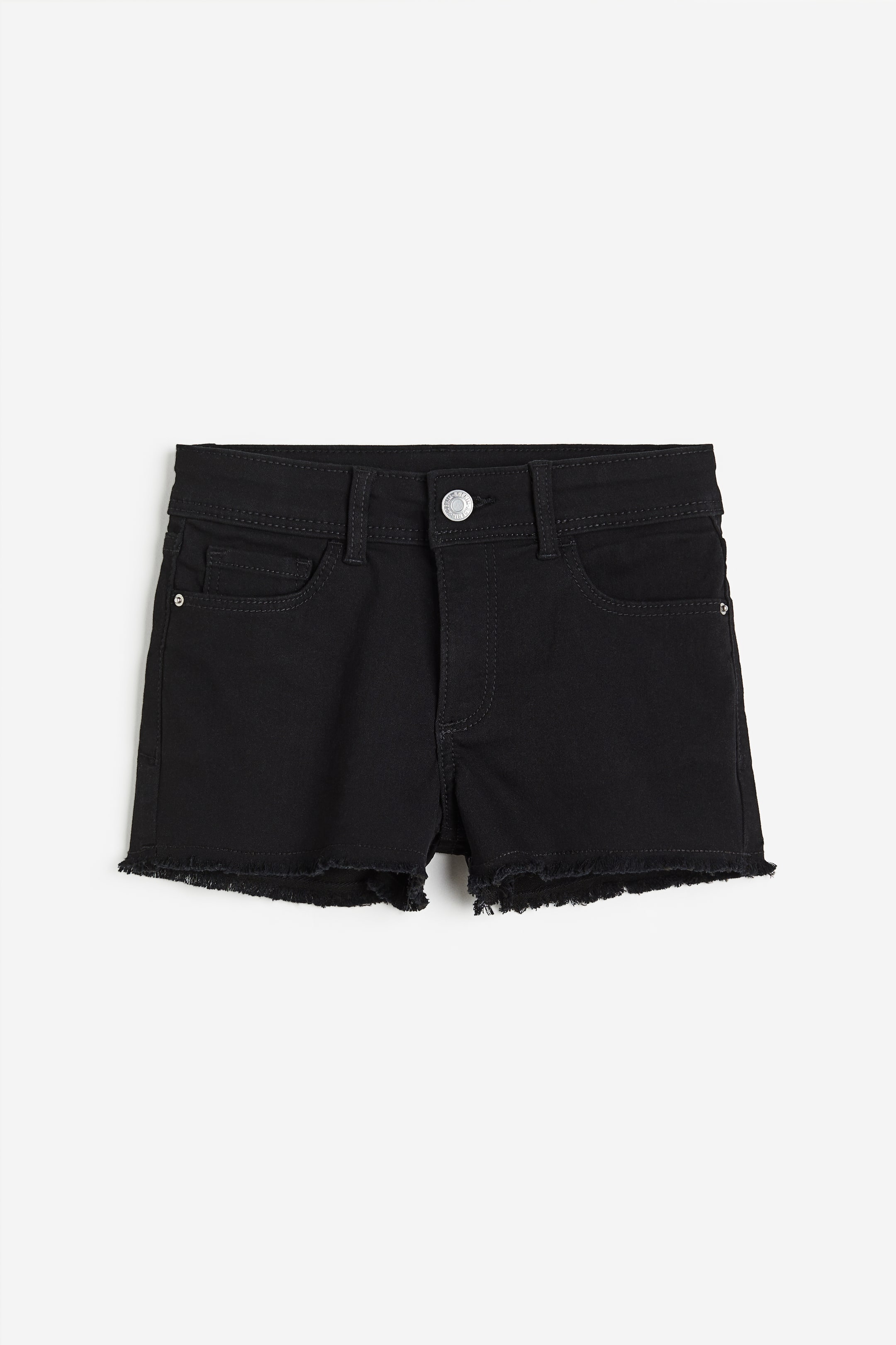 Xem ảnh lớn hơn: Quần short dệt chéo - Màu đen - Kids | H&M VN 1