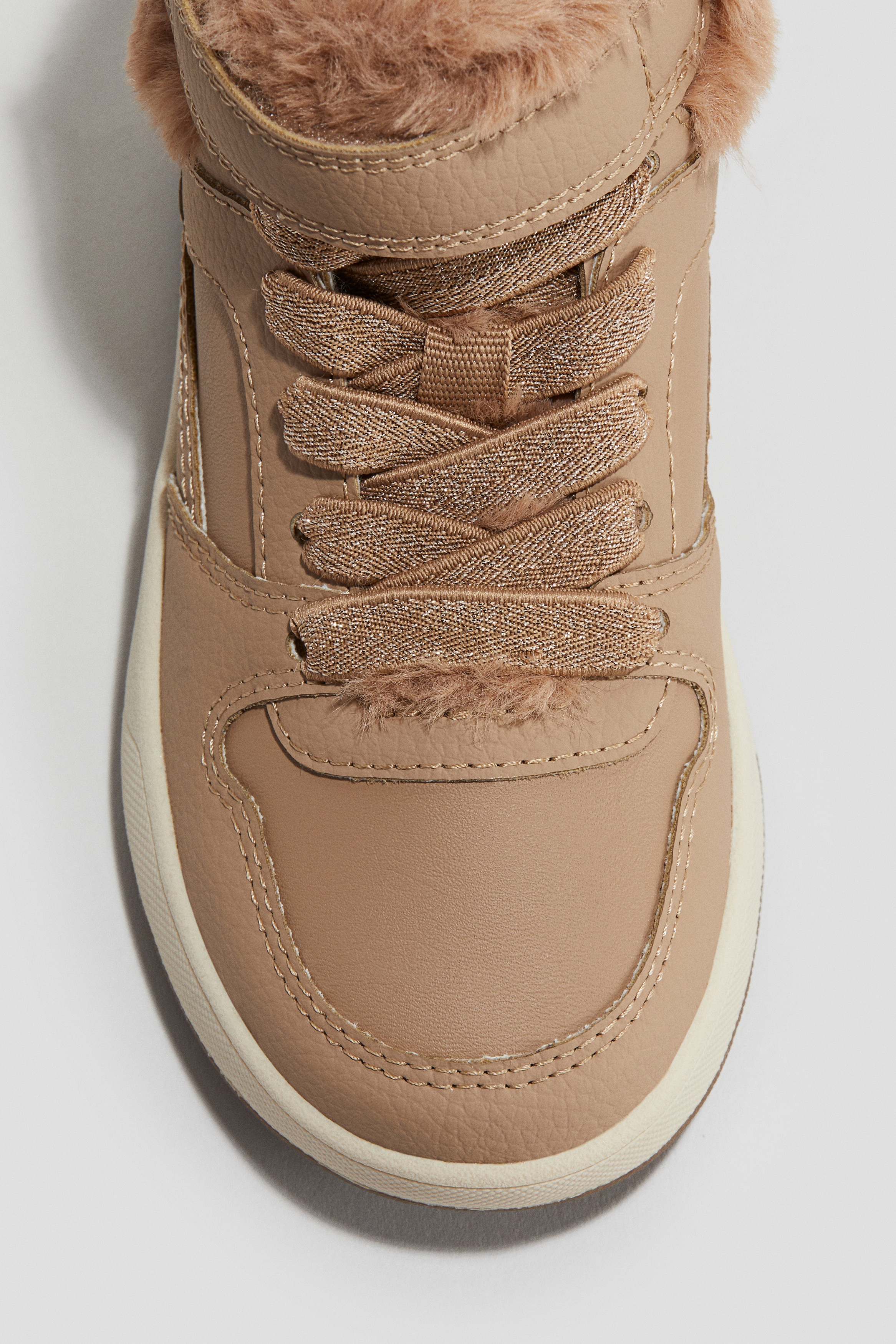 Warm-Lined High Tops - Beige - Kids | H&M US
