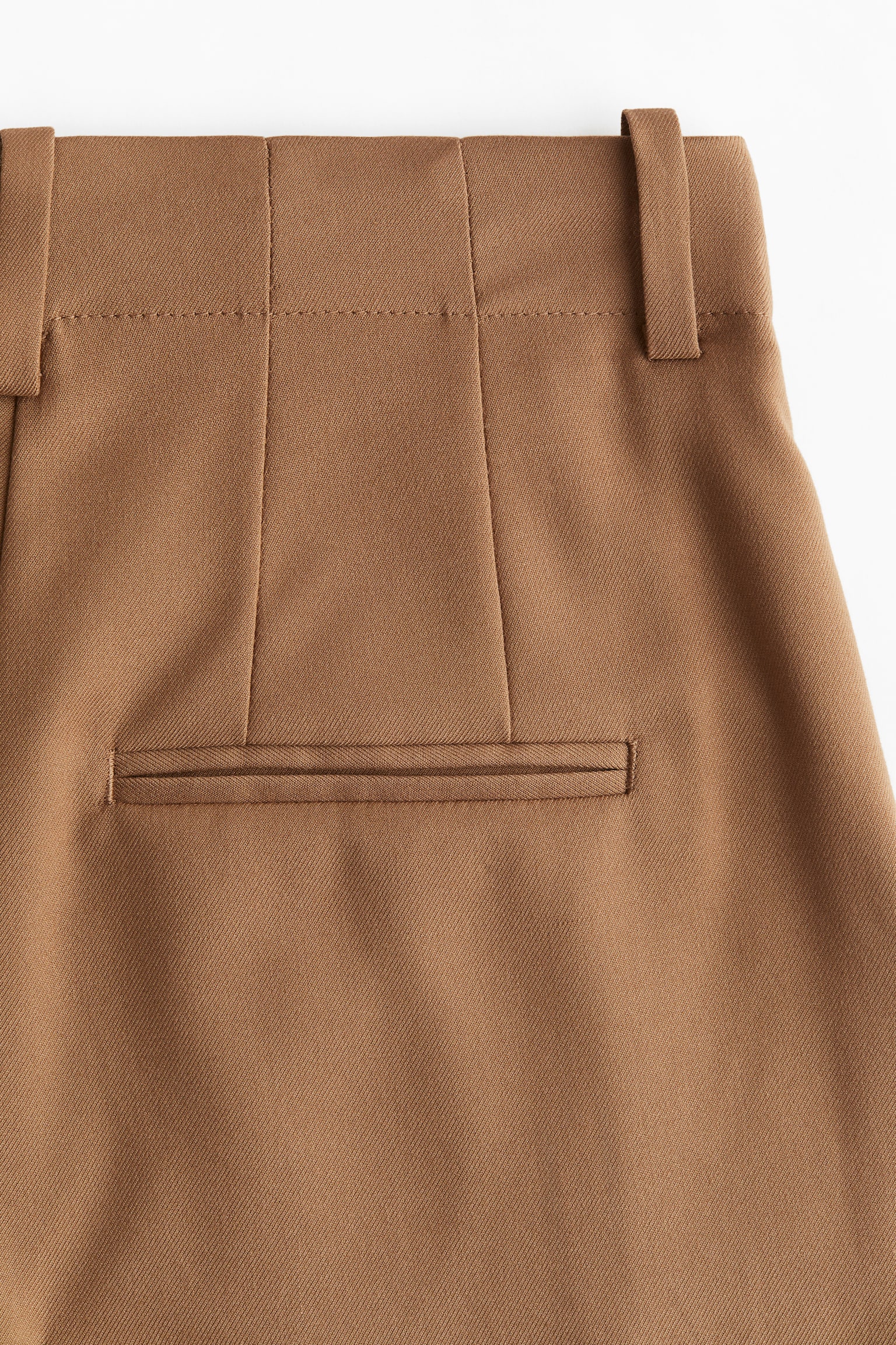 Wide twill trousers - Light brown/Dark khaki green/Black/Dark grey marl - 5