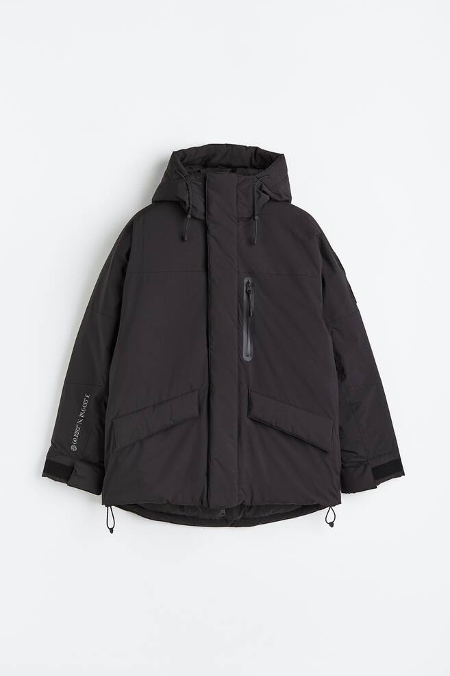Oversized Fit Water-repellent jacket - Black - 1
