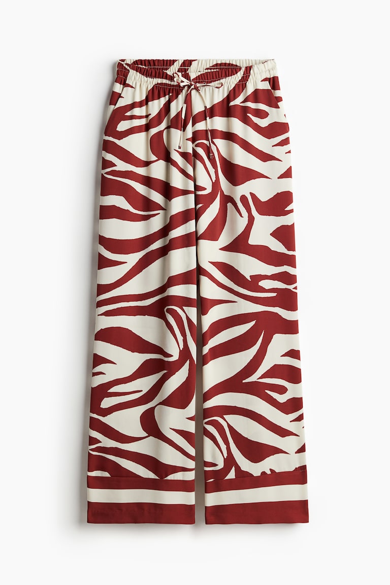 Široke pantalone na navlačenje
