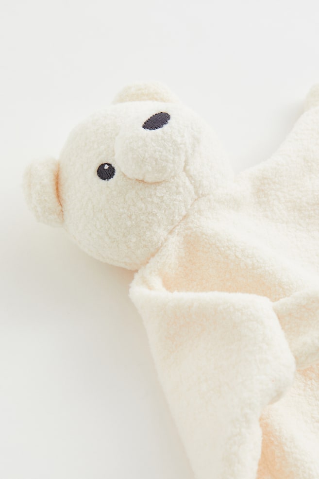 Teddy comfort blanket - Natural white - 3