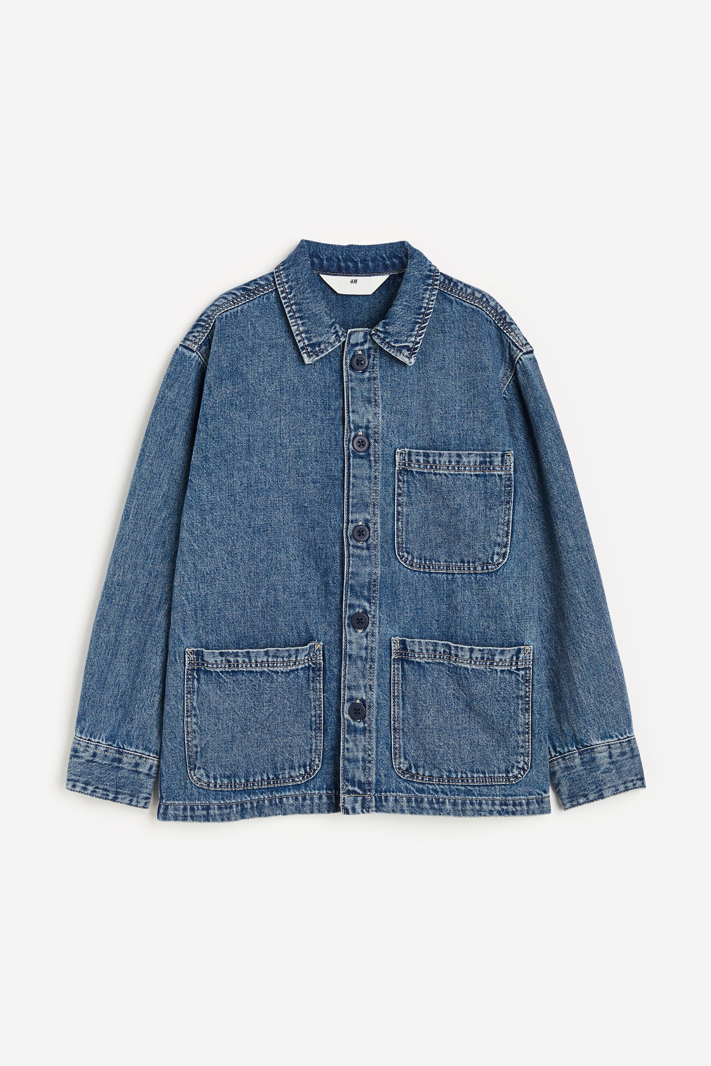 Camisa oversize de sargaAuxiliar