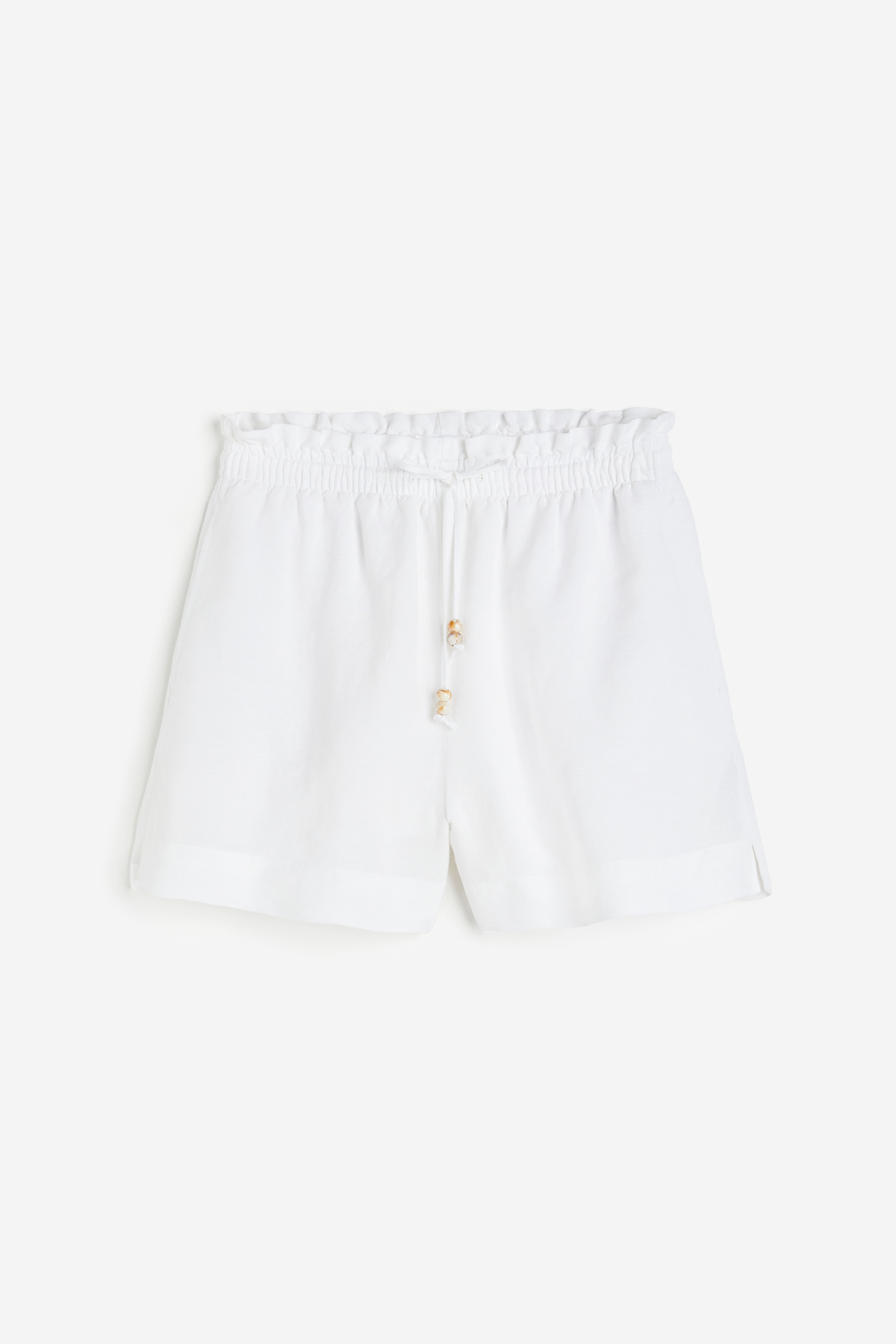 White shops paper bag shorts