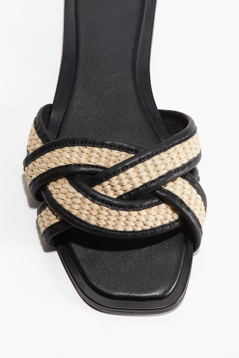 Braided sandals Light beige Ladies H&M GB