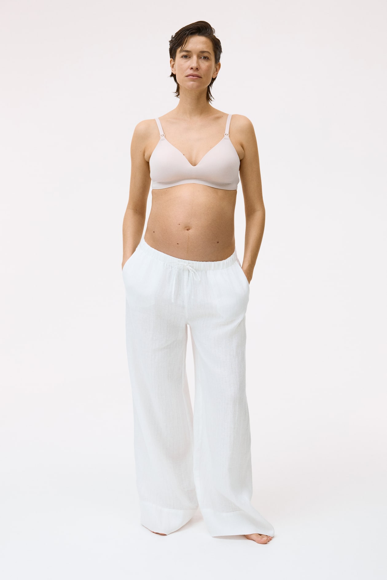 MAMA 2-pack Padded Soft-cup Nursing Bras - image 3