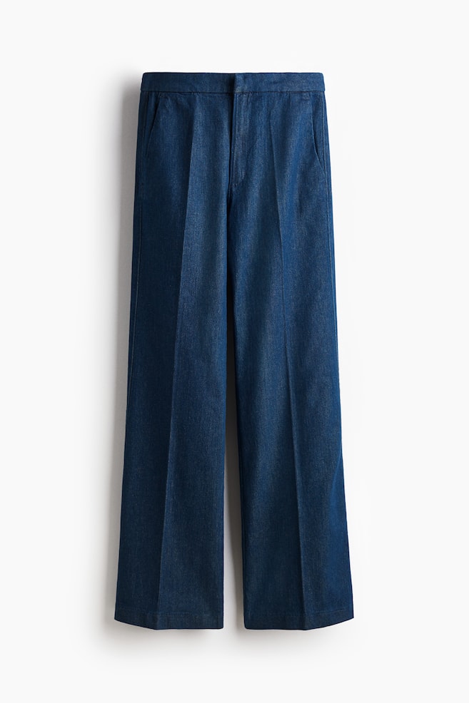 Flared High Jeans - Denimblauw/Donker denimblauw/Donkerbruin/Zwart/Donker denimblauw - 1