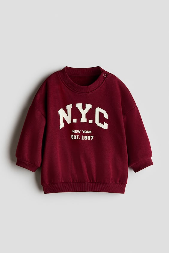 Детские худи H&M Printed Sweatshirt