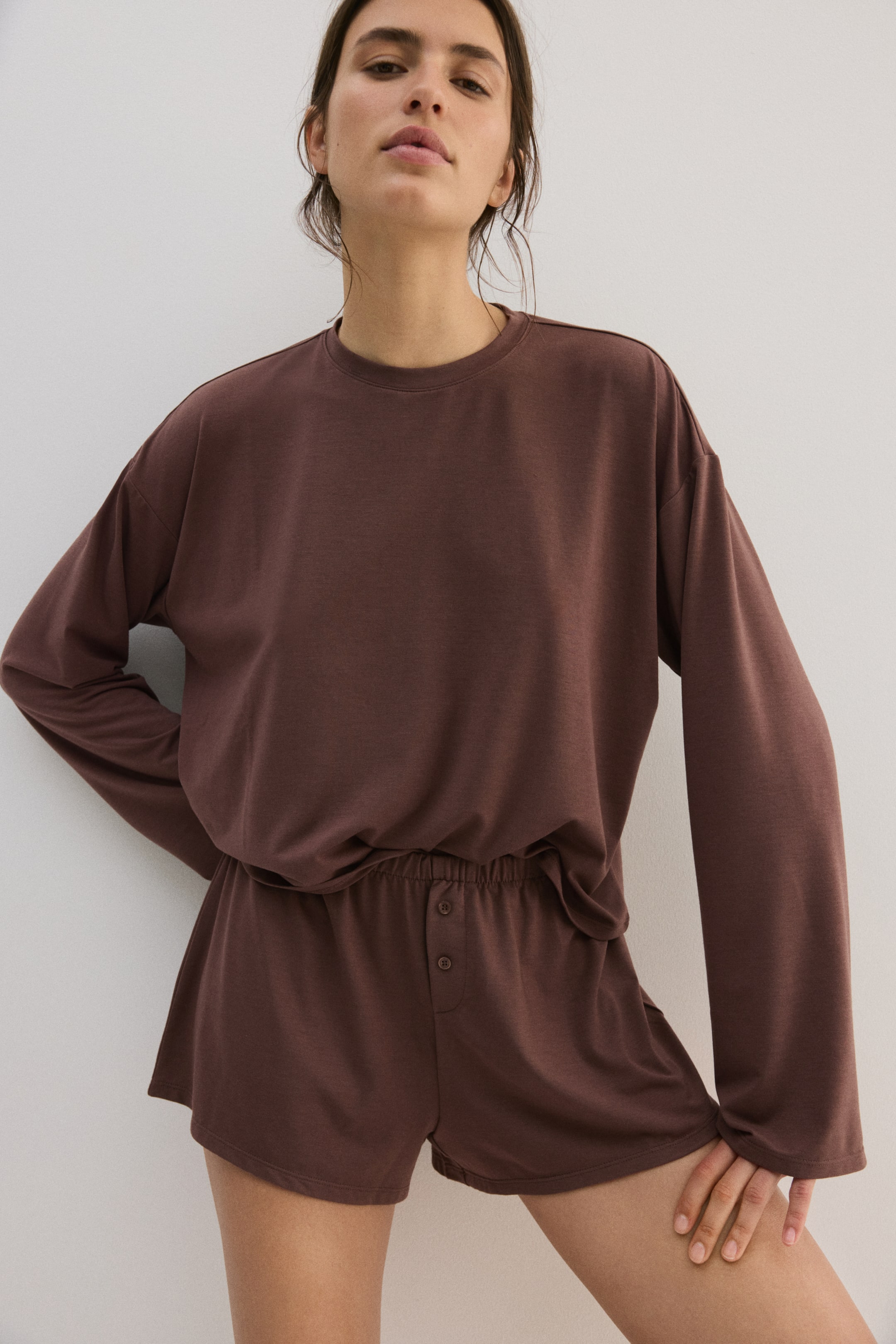 Viscose-Blend Pajamas