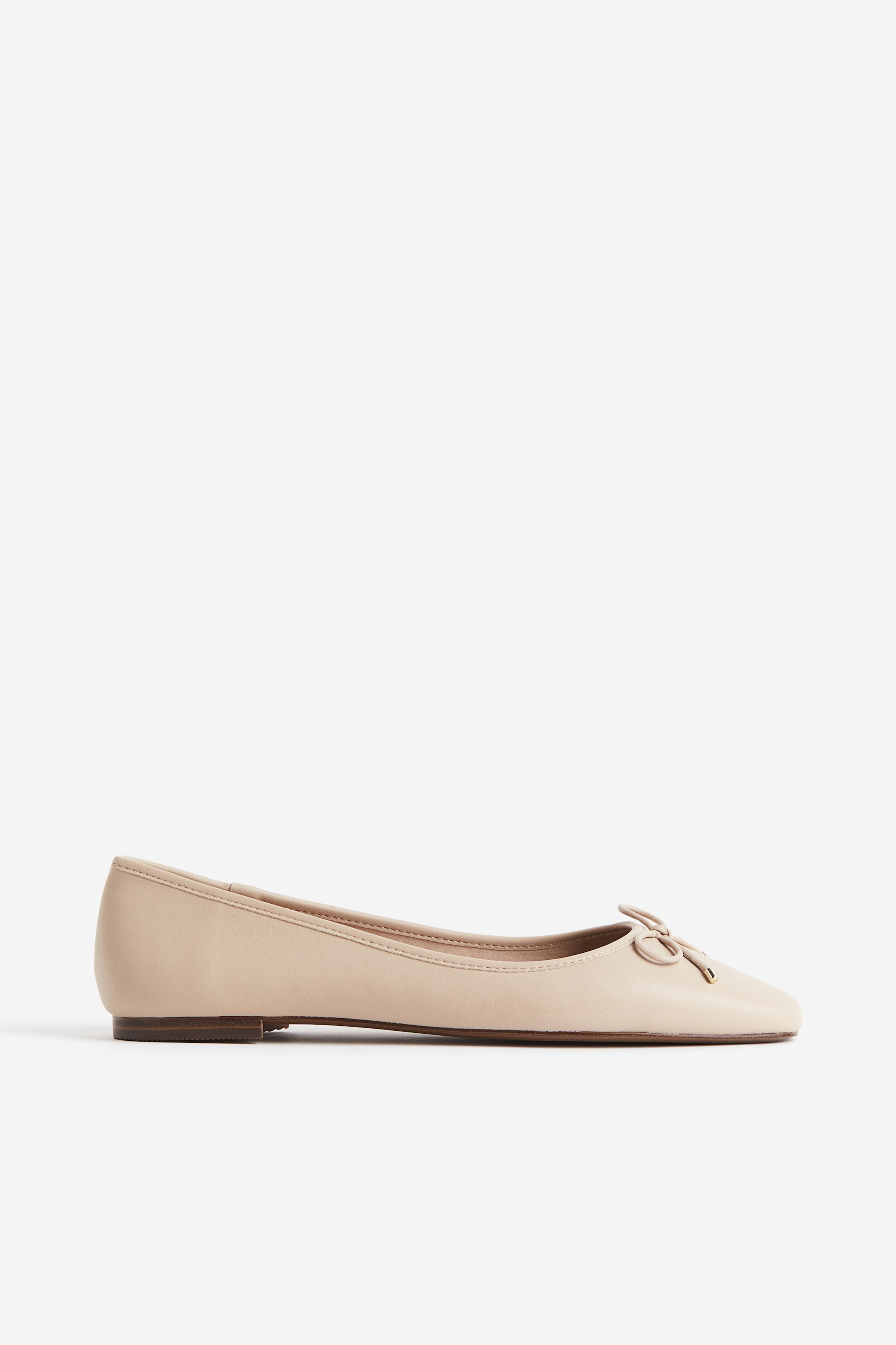 Ballet pumps - No heel - Light beige - Ladies | H&M GB