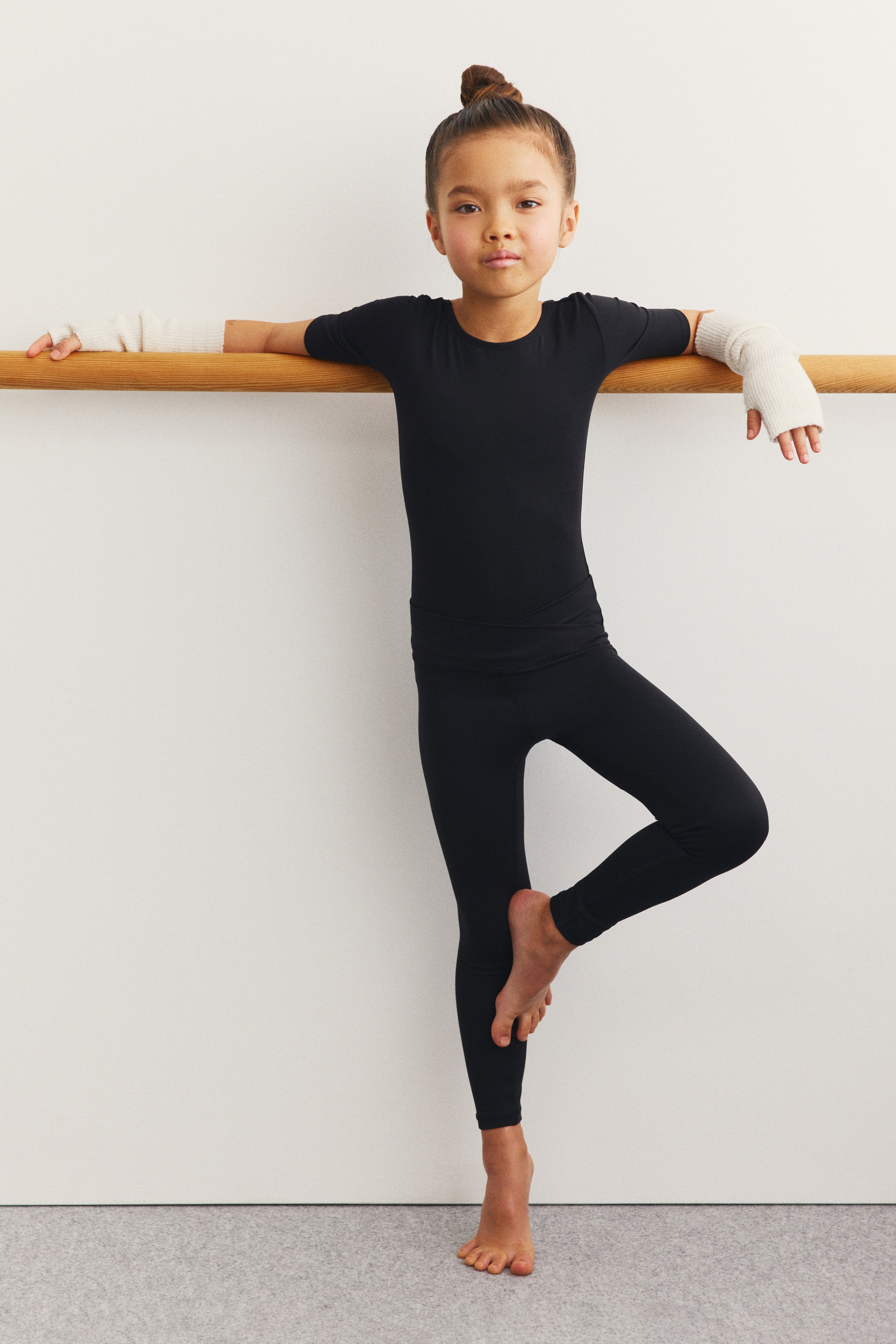 Legging de sport SoftMove™ - Noir/Violet ancien/Rose foncé/Rose clair/Rose