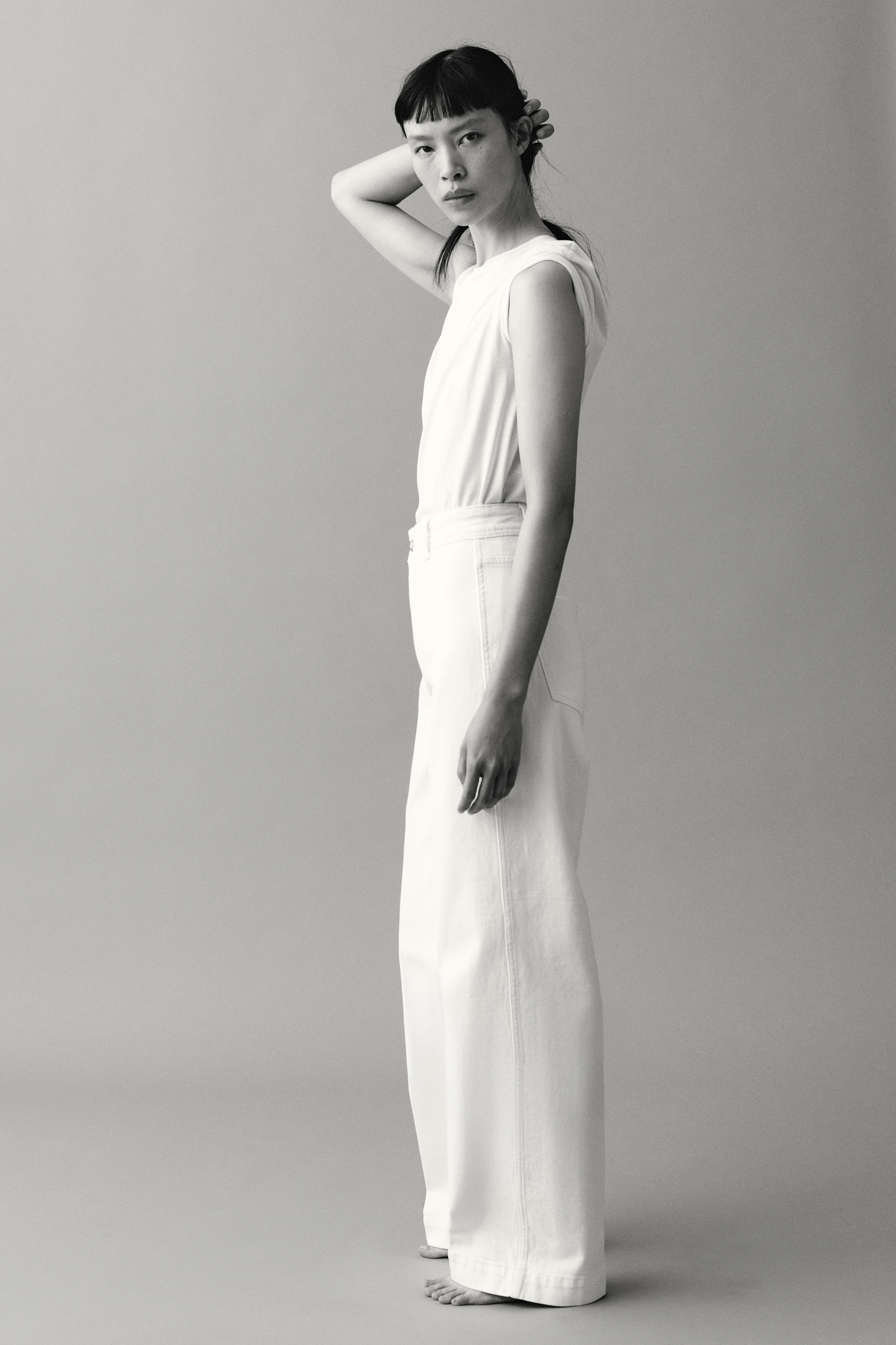 Wide High Jeans - Beige clair/Bleu denim foncé/Bleu denim clair/Bleu denim foncé