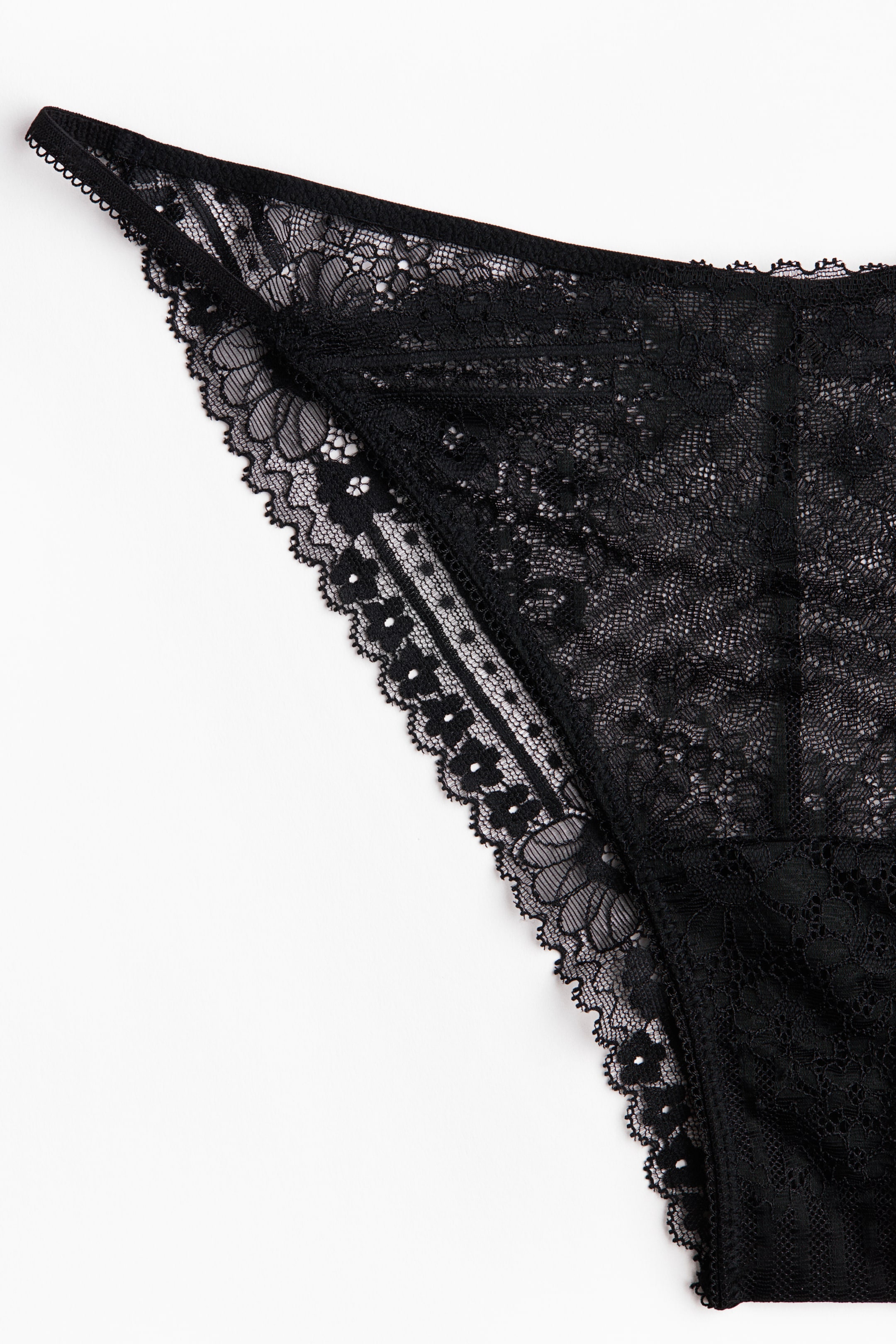 Büyük resmi görüntüle: Lace Brazilian tanga briefs - Siyah - KADIN | H&M TR 6