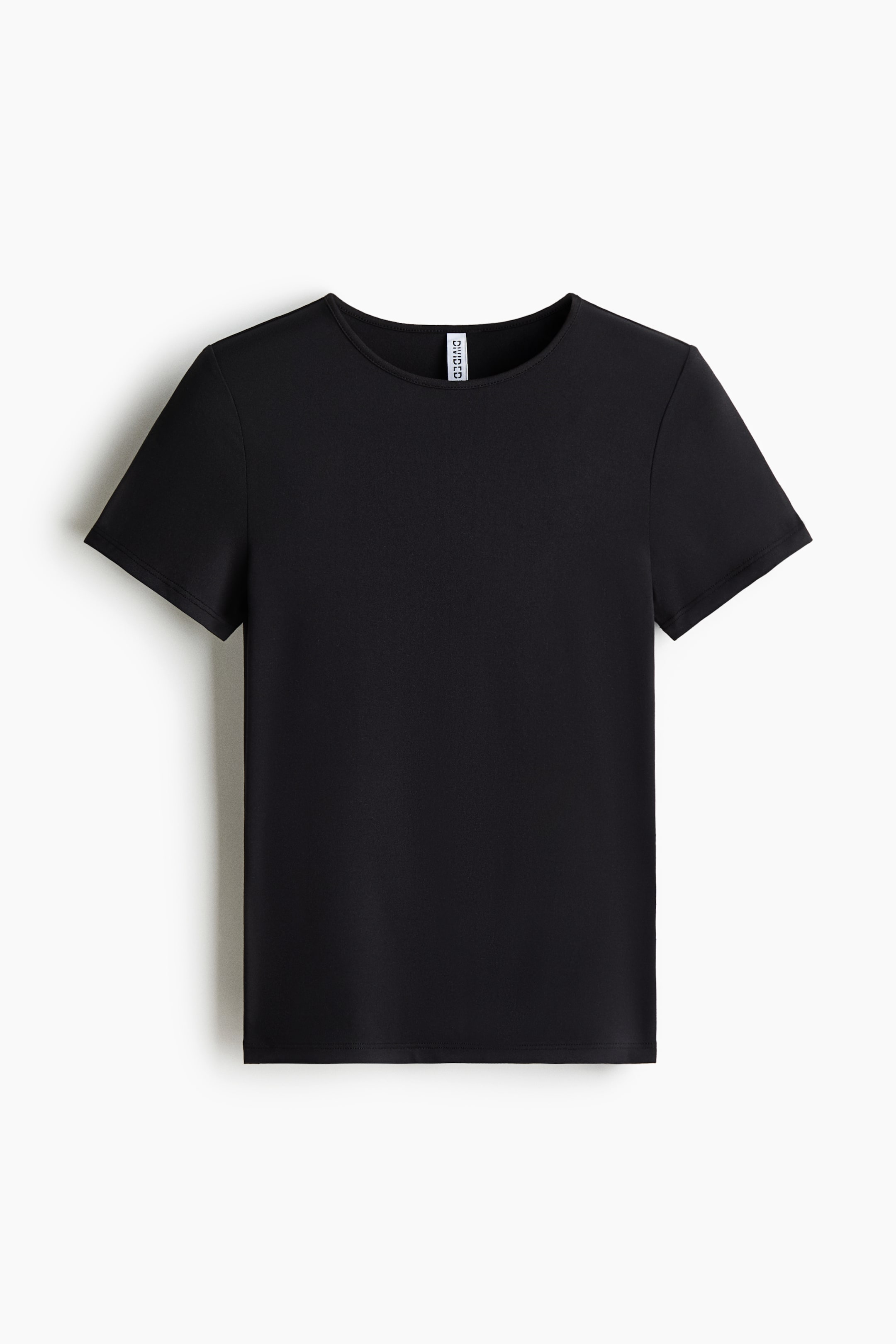 Xem ảnh lớn hơn: Fitted T-shirt - Màu đen - Ladies | H&M VN 1