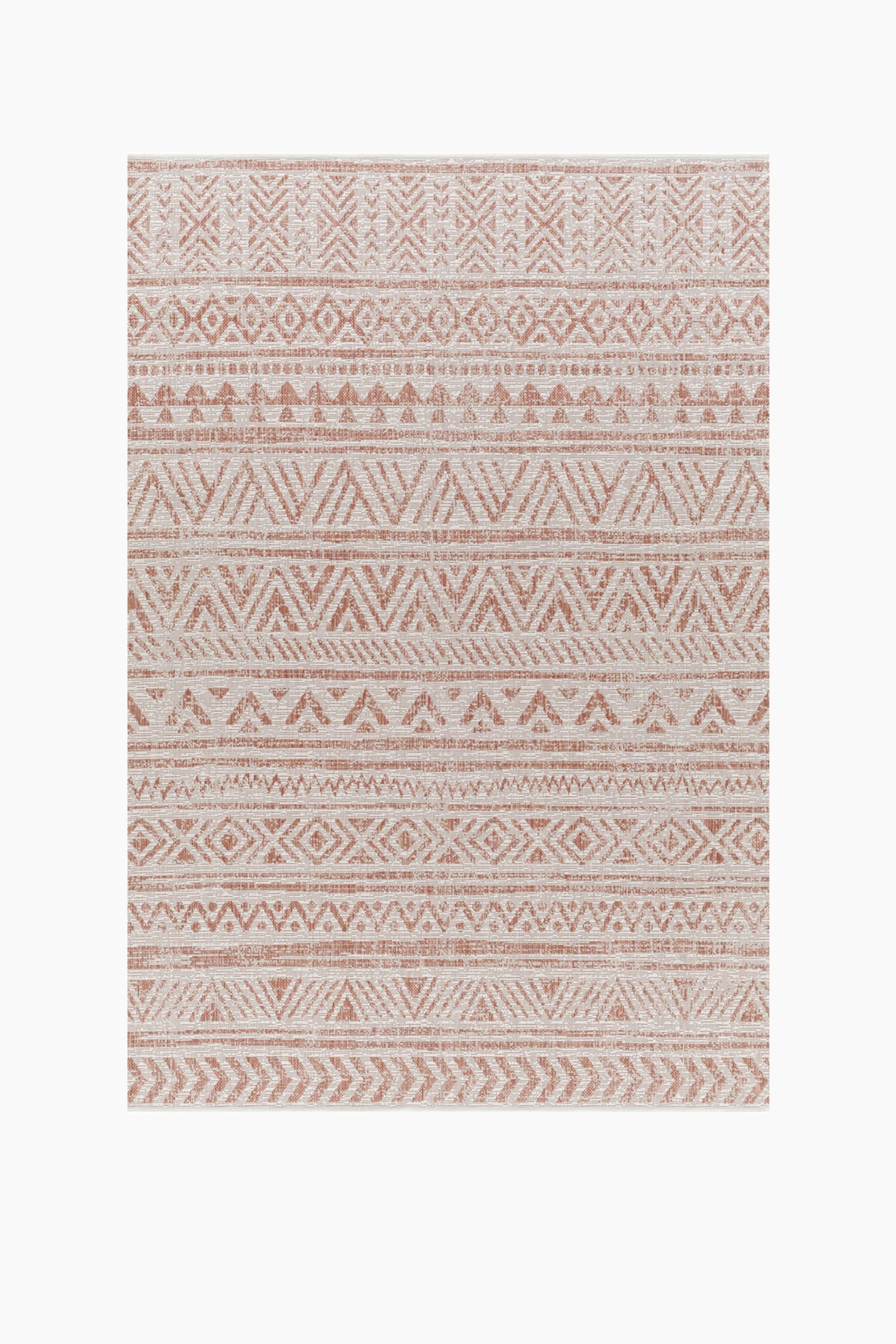 Diksha In- /outdoor Area Rug - Pink, Ivory - 1