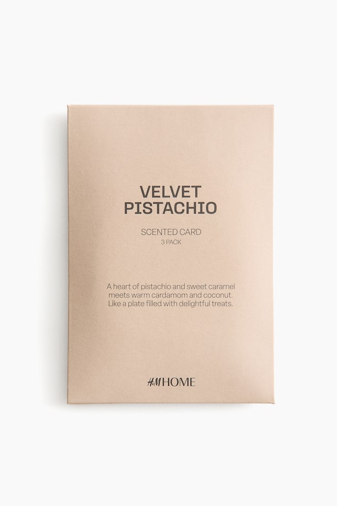 3-pack scented cards - Velvet Pistachio - 1