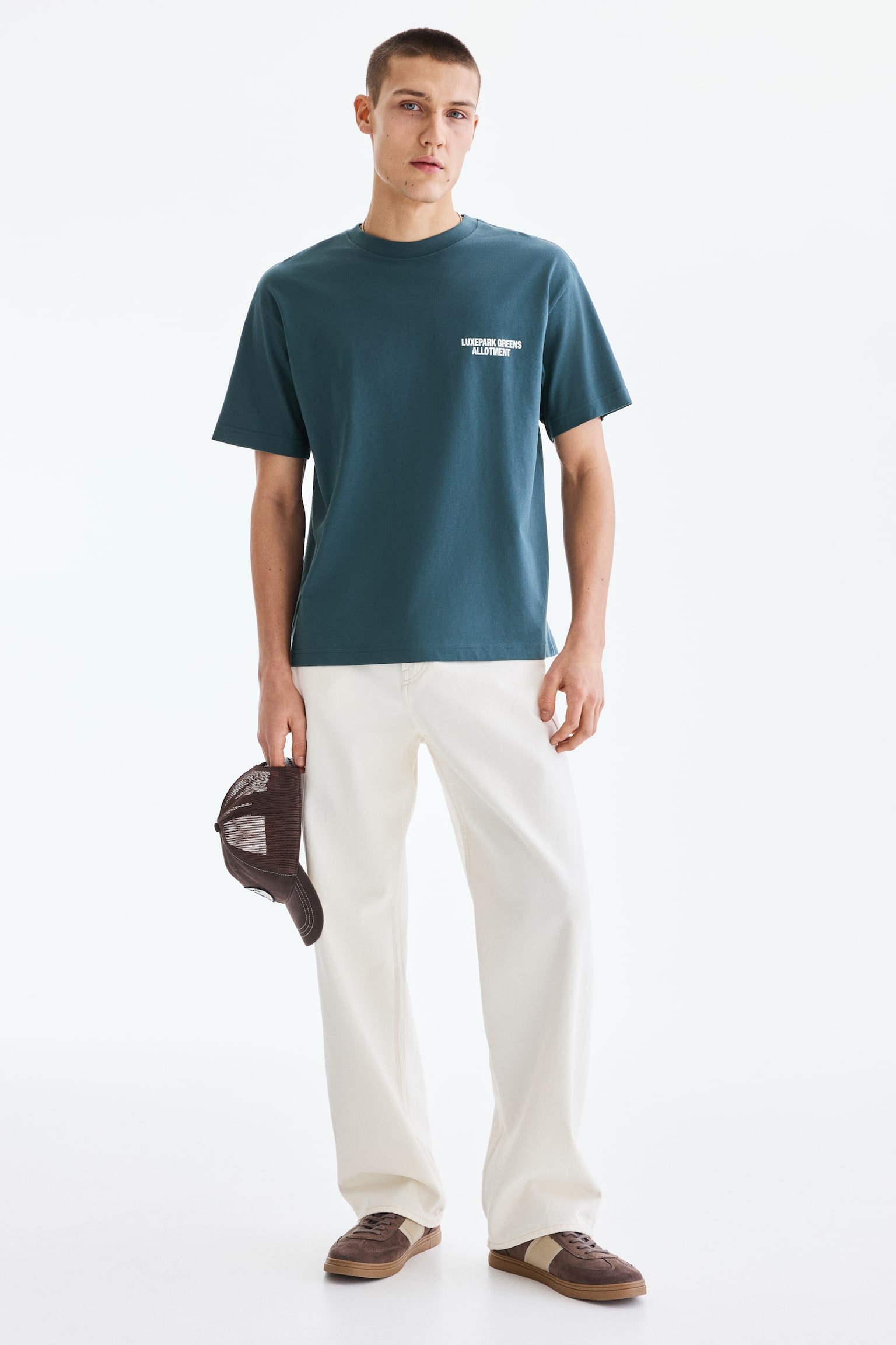 Loose Fit Printed T-shirt - Dark turquoise/Allotment/White/Landry's/Black/Brooklyn/Black/Keep the wild/Brown/Adapt/Brown/Sierra Crest Motors/Khaki green/Adapt/White/Flowever/Blue/San Diego/Black/Trust yourself/Black/Campioni Del Mondo/Black/Phys. Ed. Class/Brown/Street hoops/White/Red Rock/Turquoise/Emotional currents/Navy blue/Not All Things Lost - 3
