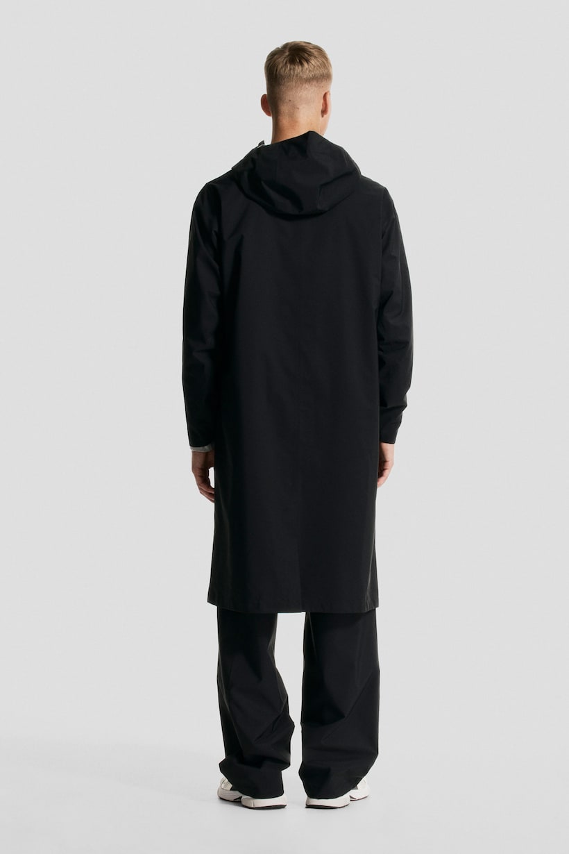 Manteau à Fermeture Droite En Laine Mélangée - Noir - HOMME | H&M FR
