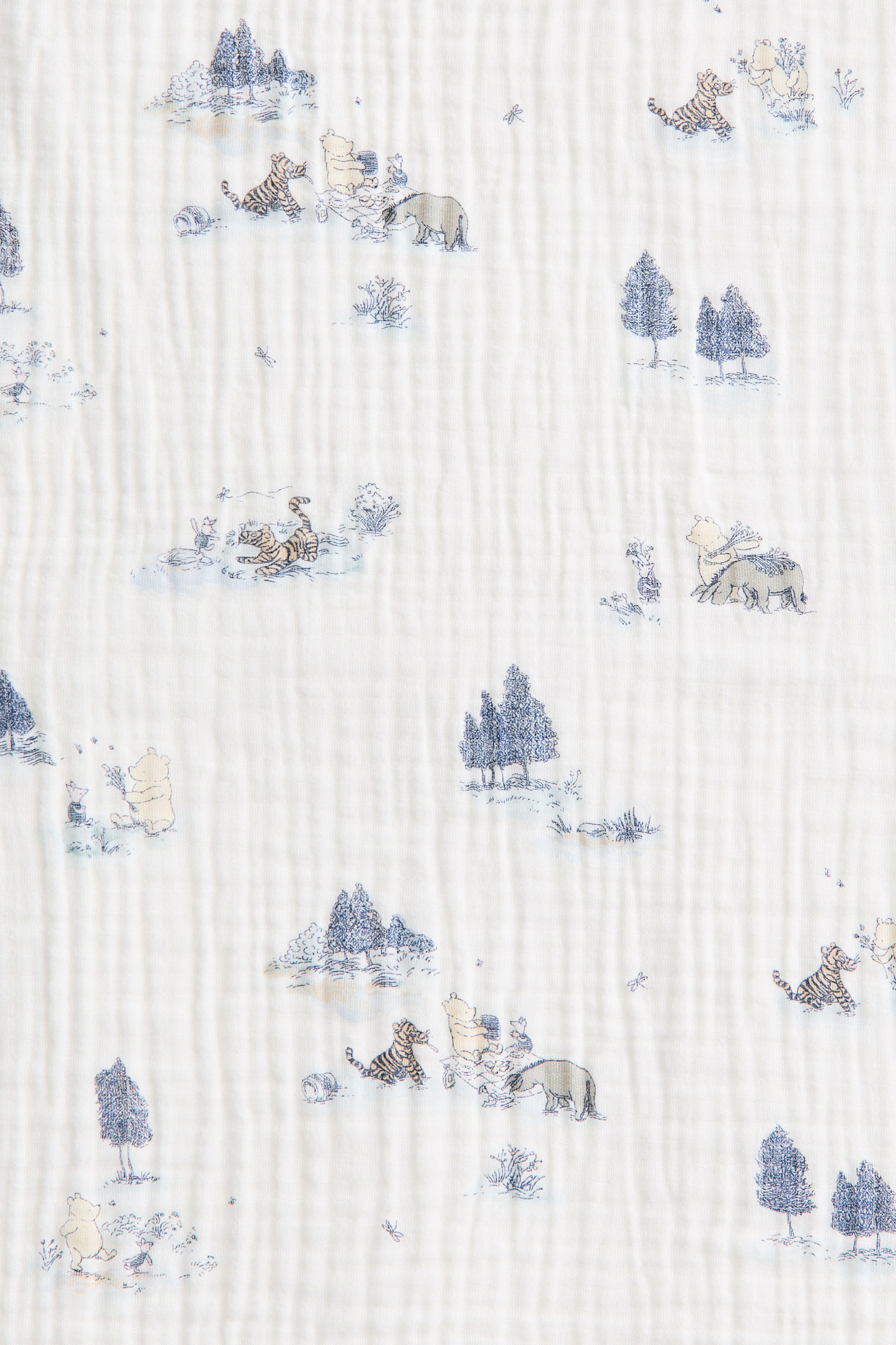 Patterned Muslin Baby Blanket