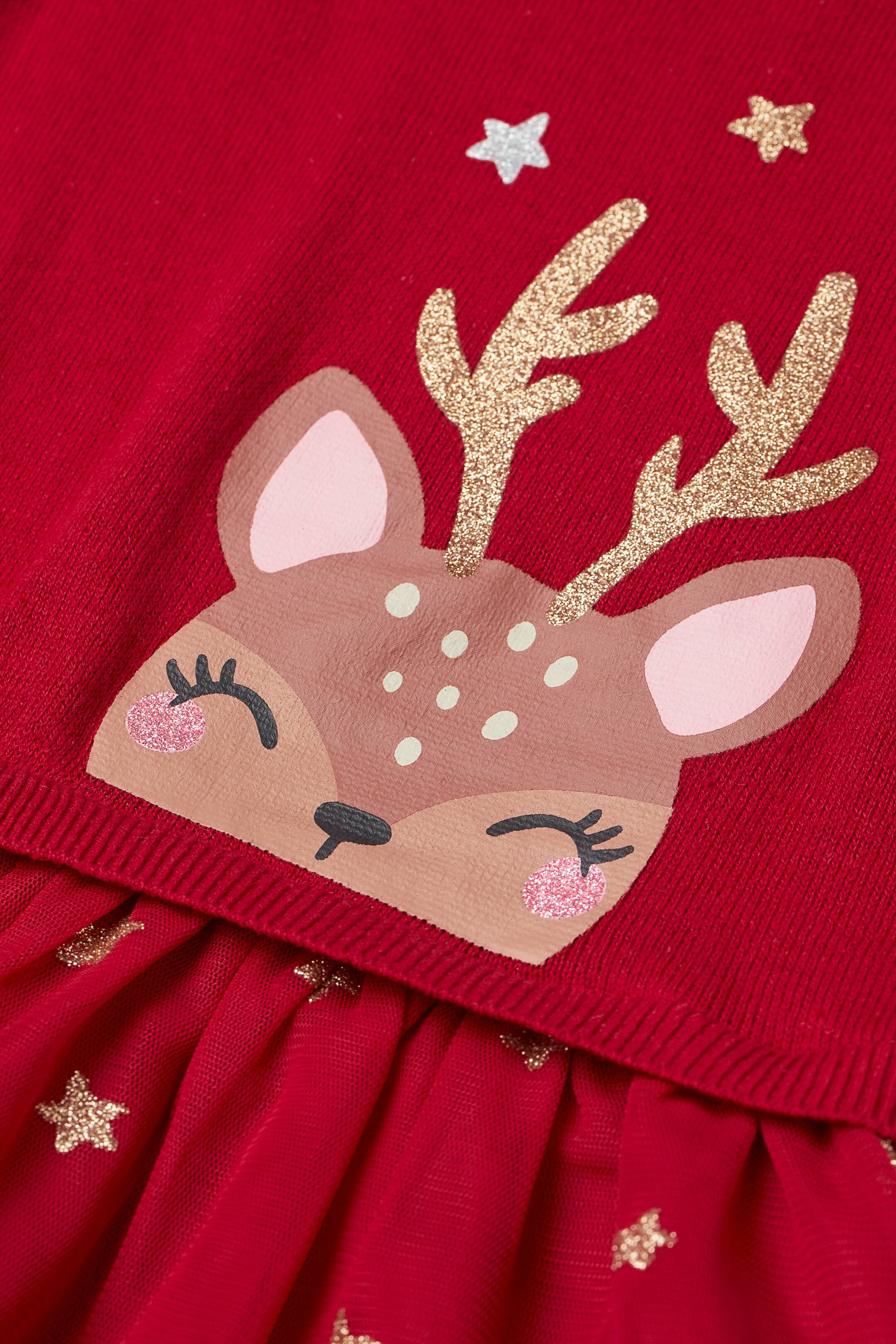 Prikaži veću sliku: Haljina - Crvena/irvas - Kids | H&M RS 2