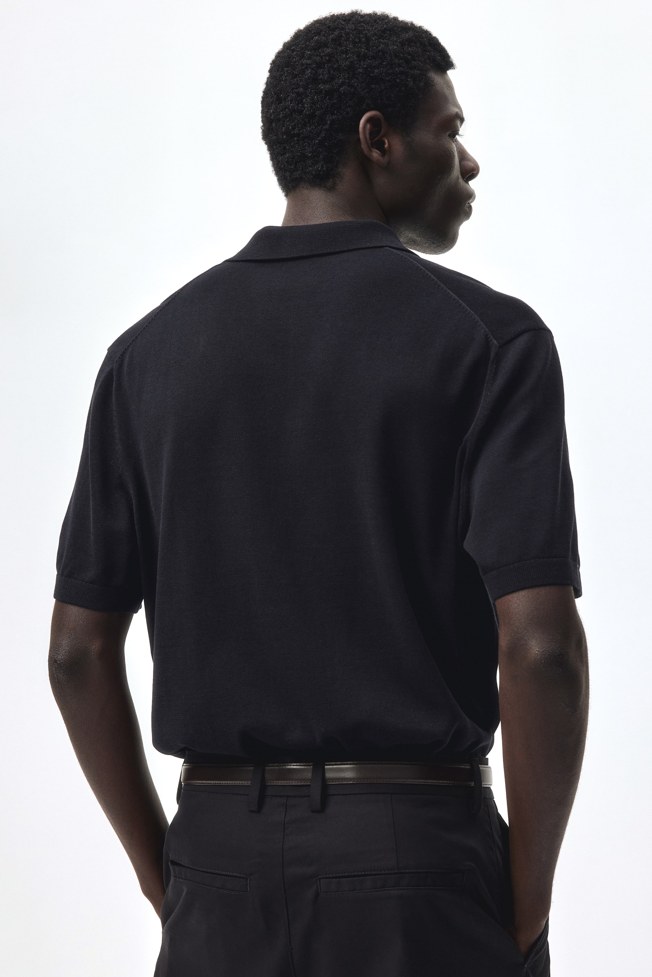 Regular-Fit Silk-Blend Polo Shirt