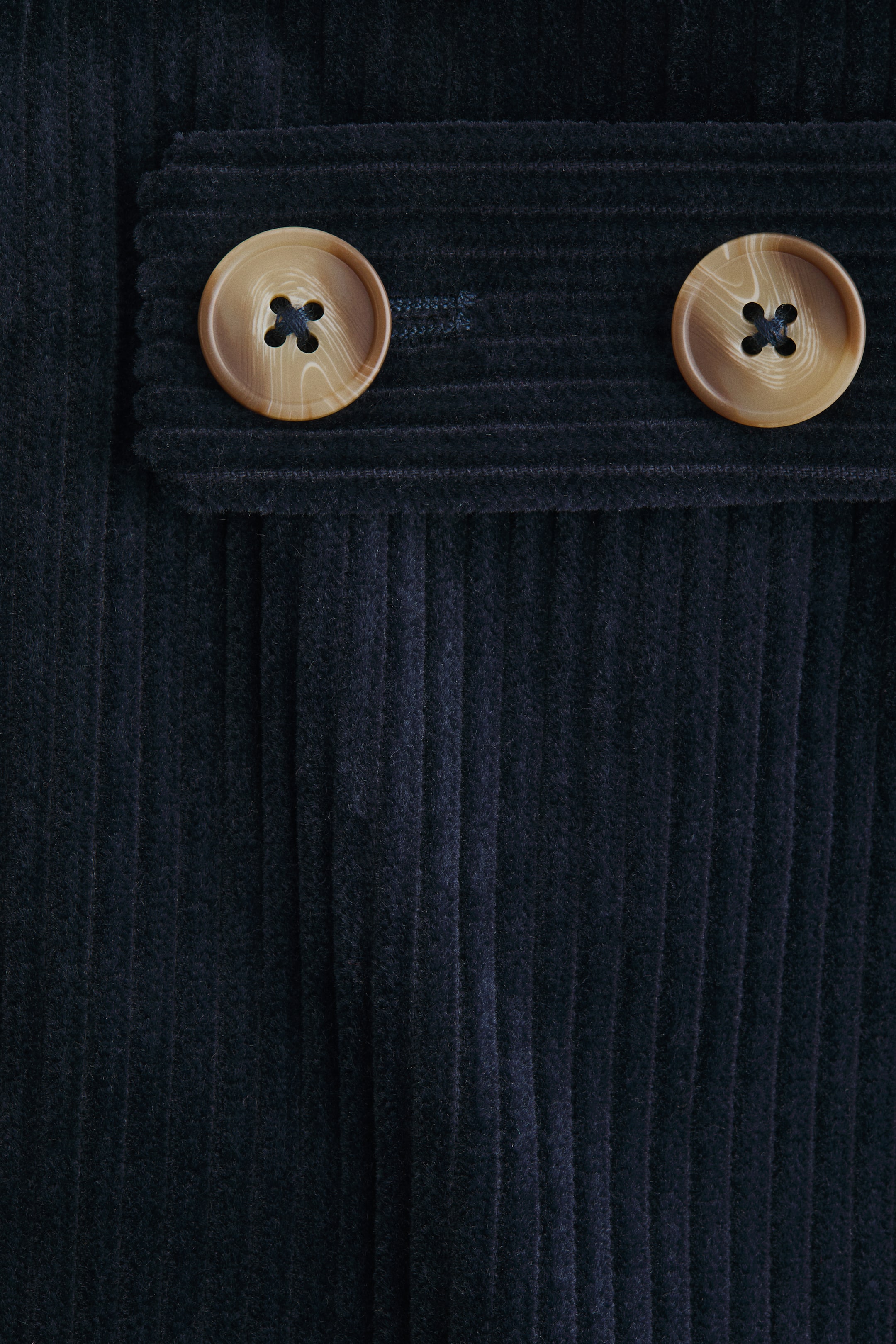 Ver imagen más grande: Minishorts de pana - Azul oscuro - MUJER | H&M ES 5