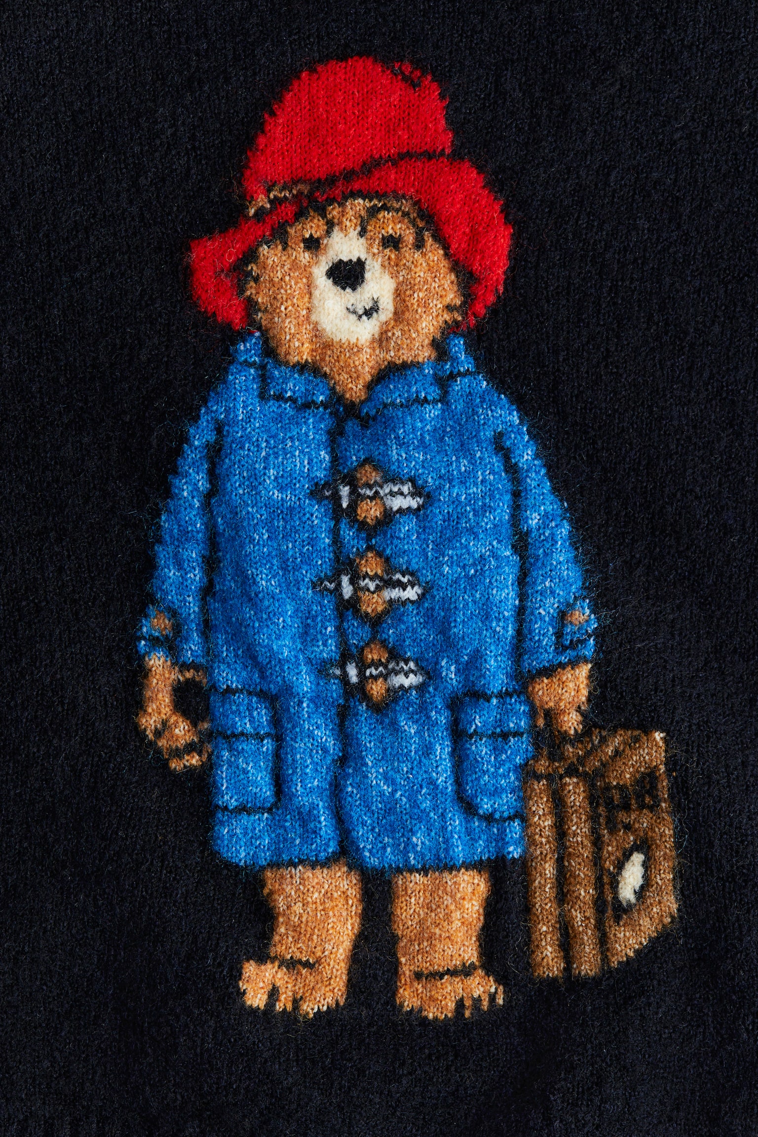 Pull en maille jacquard - Bleu marine/l'ours Paddington/Rouge/Spider-Man/Gris chiné/Mickey - 2