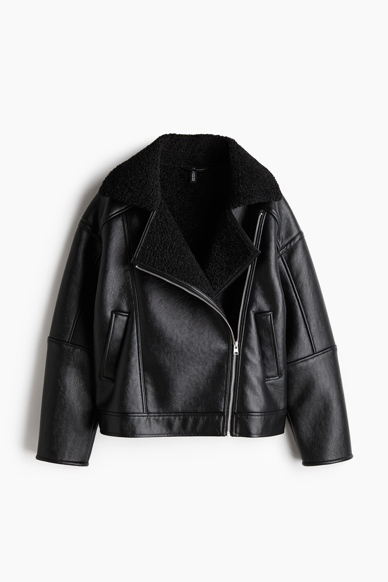 Women's Black Double-Faced Biker Jacket | H&M US