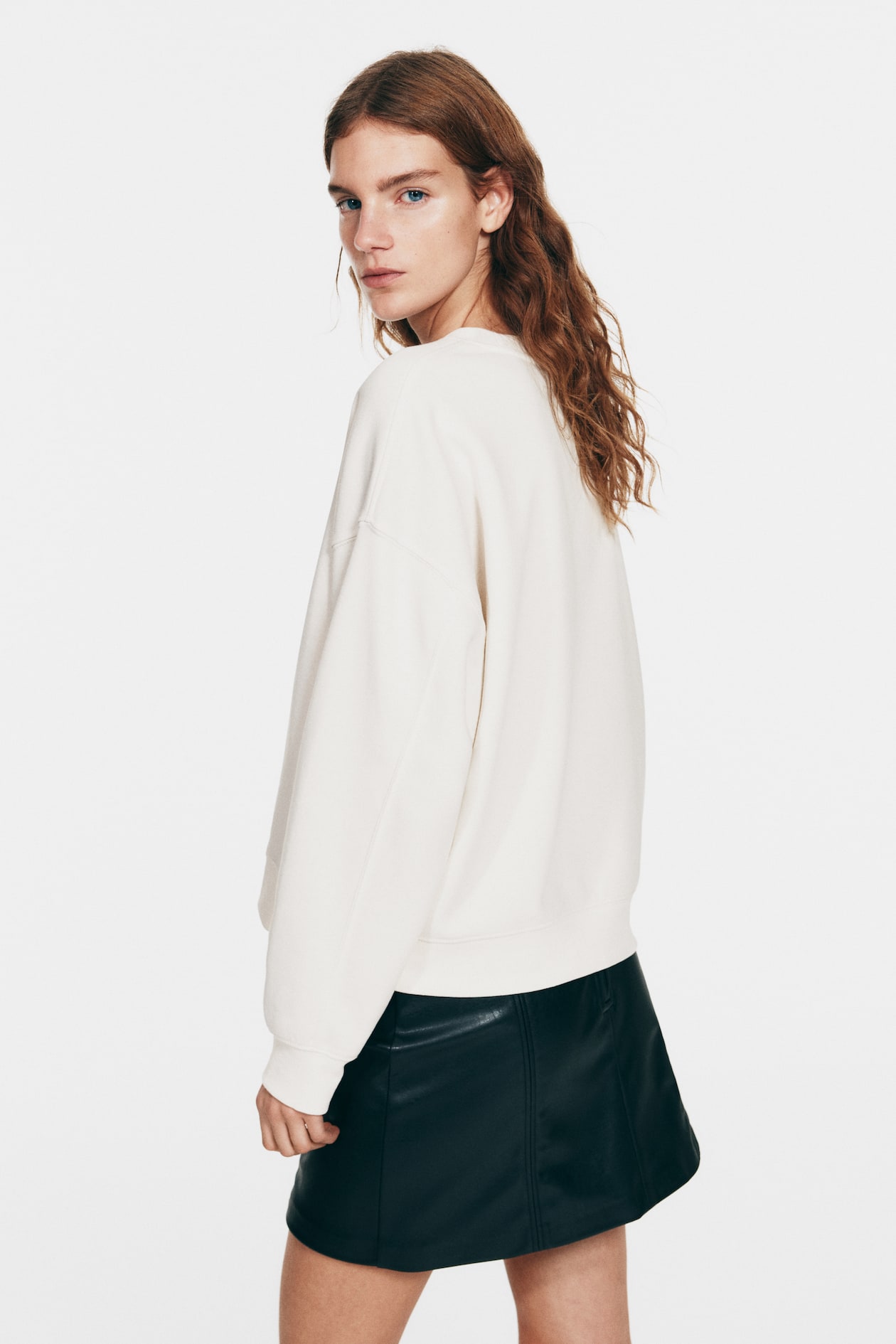 Sweatshirt with Printed Motif - image 3